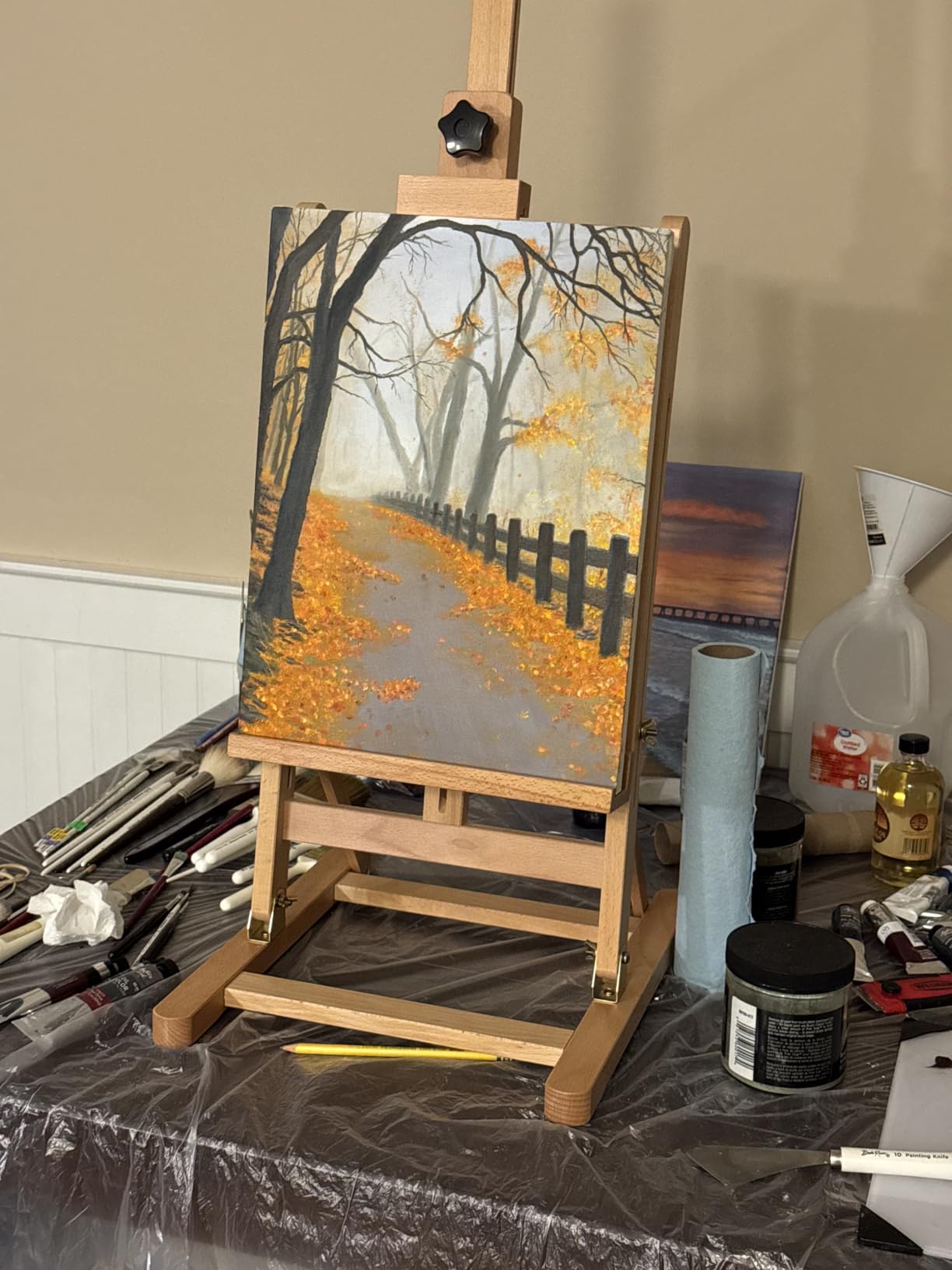 U.S. Art Supply Medium Wooden H-Frame Studio Tabletop Easel customer photo 2