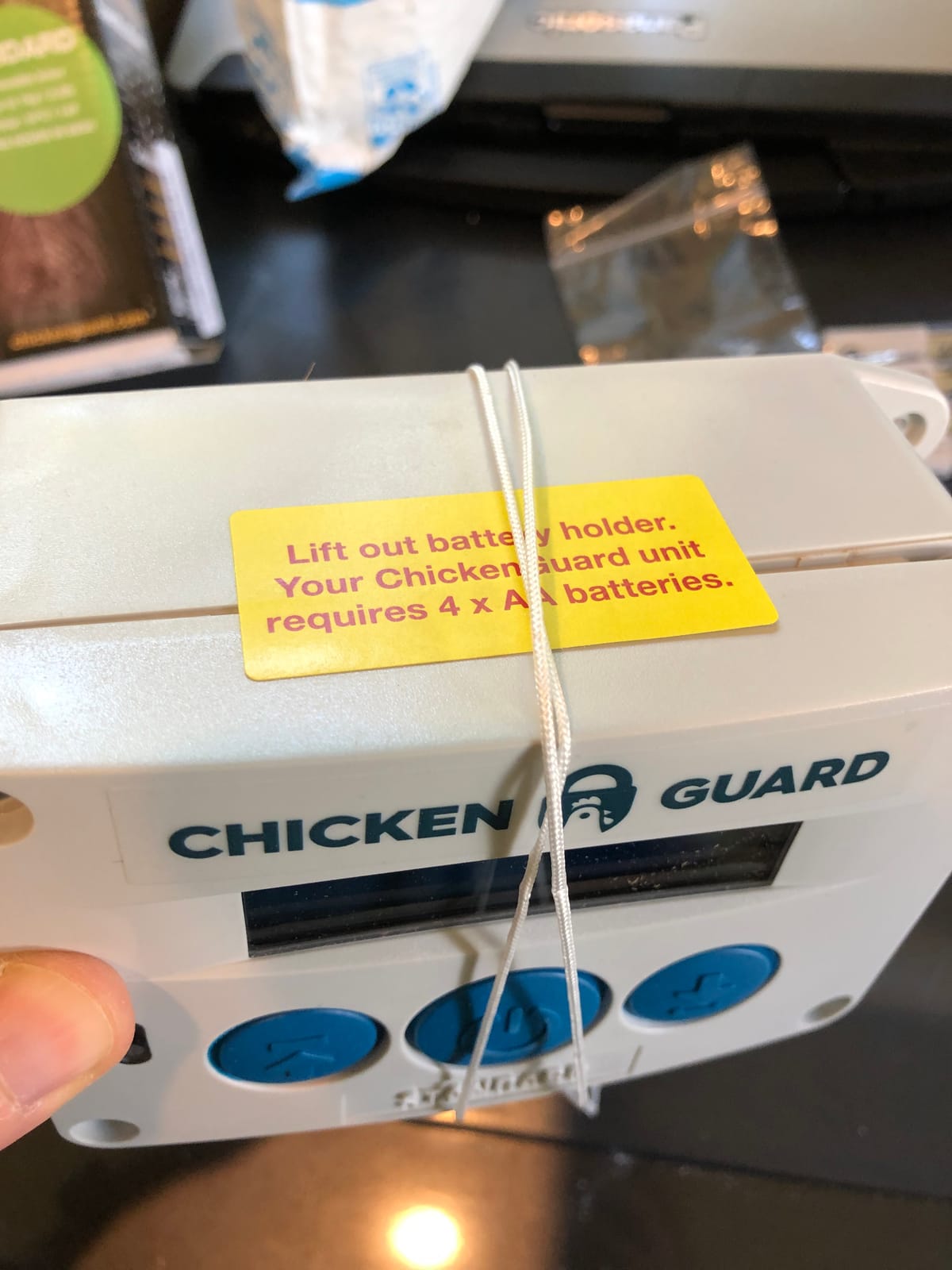 ChickenGuard Automatic Chicken Coop Door Openers, Timer/Light-Sensor, Auto-Stop Safety Feature (Standard) customer photo 2