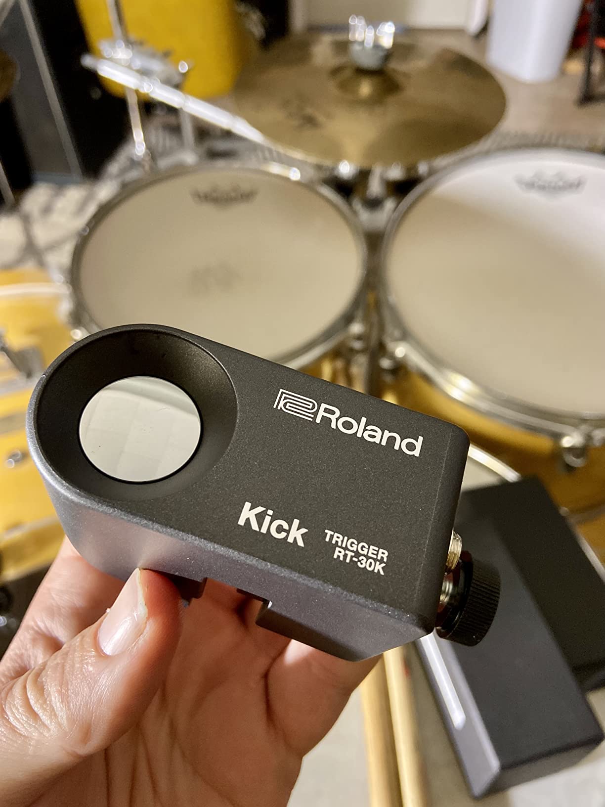 Roland RT-30K Acoustic Kick Drum Trigger for V-Drums and Hybrid Drums customer photo 2