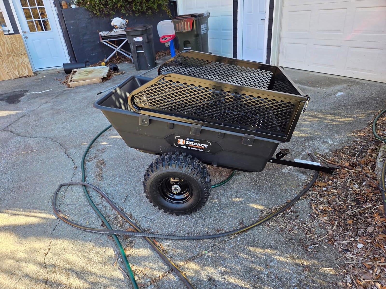 Impact Implements 1500lb Poly Tub Agricultural Trailer by MotoAlliance customer photo 1