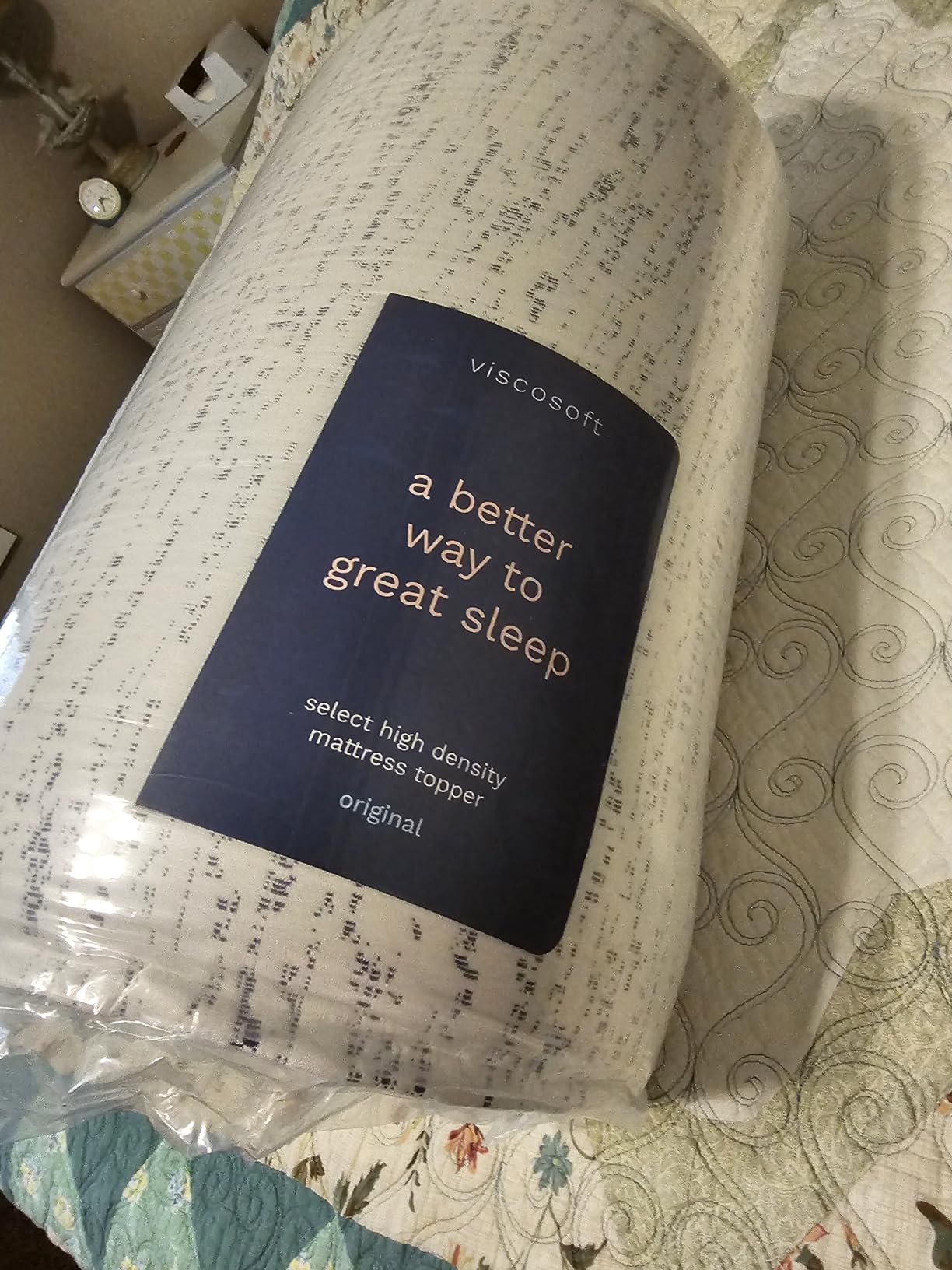 Viscosoft 3 Inch Memory Foam Mattress Topper Queen - Pain & Pressure Relief customer photo 2