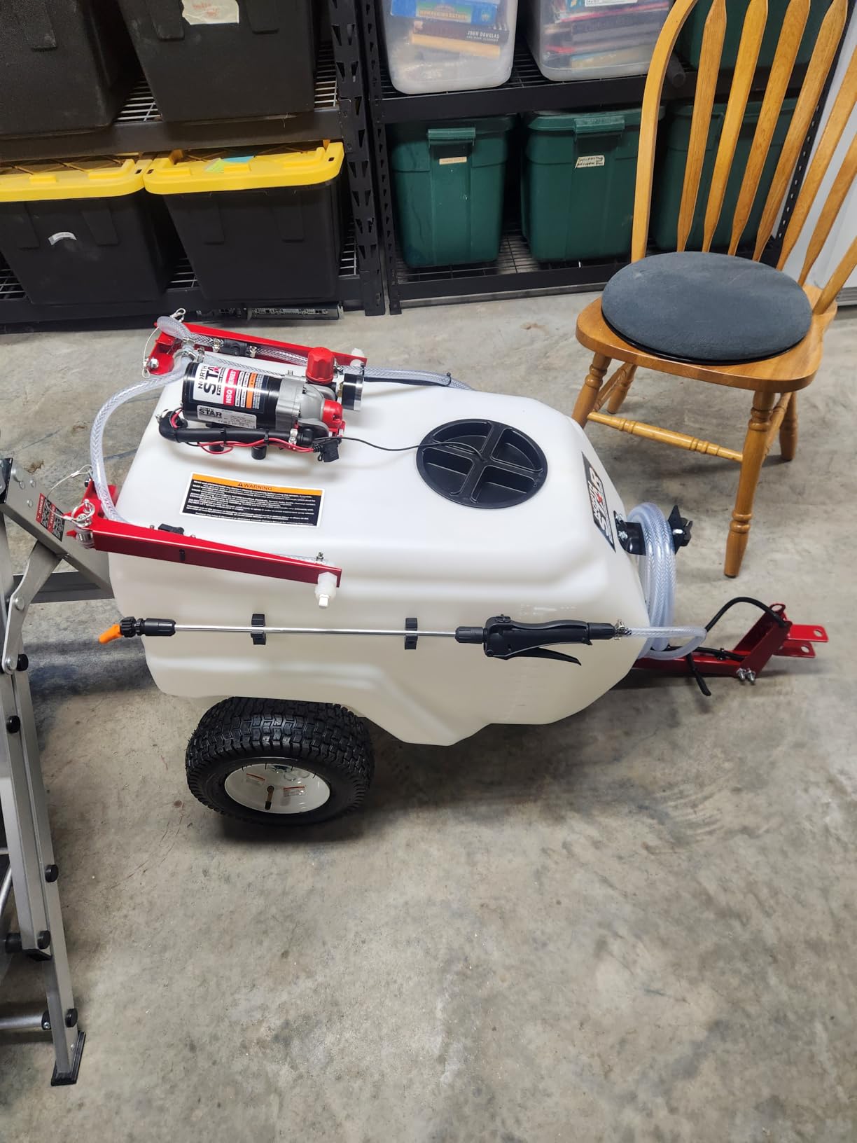 NorthStar 21-Gallon Tow-Behind Boom/Spot Sprayer, 2.2 GPM, 12V, 70 PSI customer photo 1