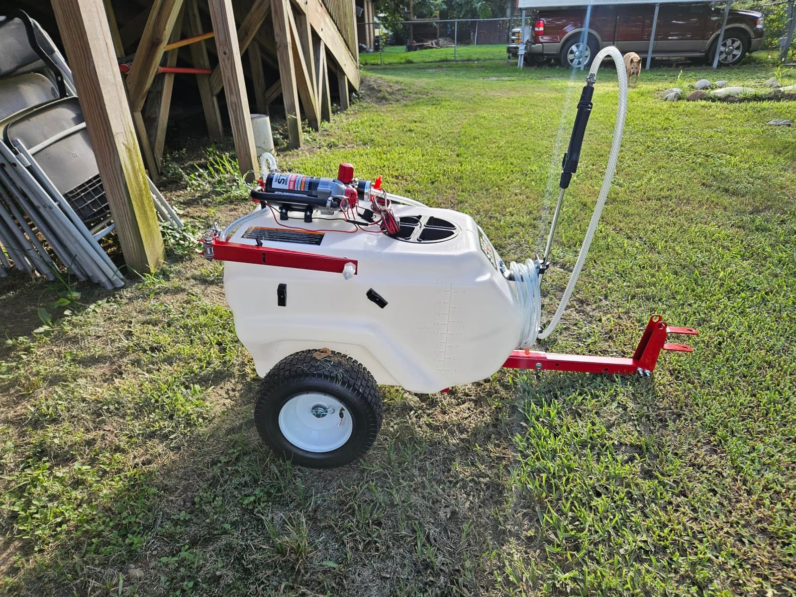 NorthStar 21-Gallon Tow-Behind Boom/Spot Sprayer, 2.2 GPM, 12V, 70 PSI customer photo 2