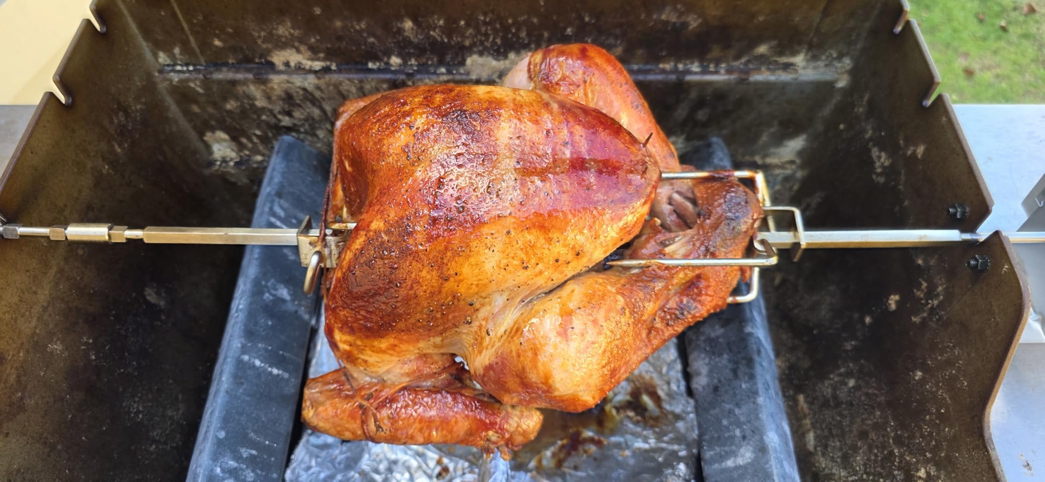 onlyfire Stainless Steel Rotisserie Kit for Weber Spirit 200/300 Series customer photo 2