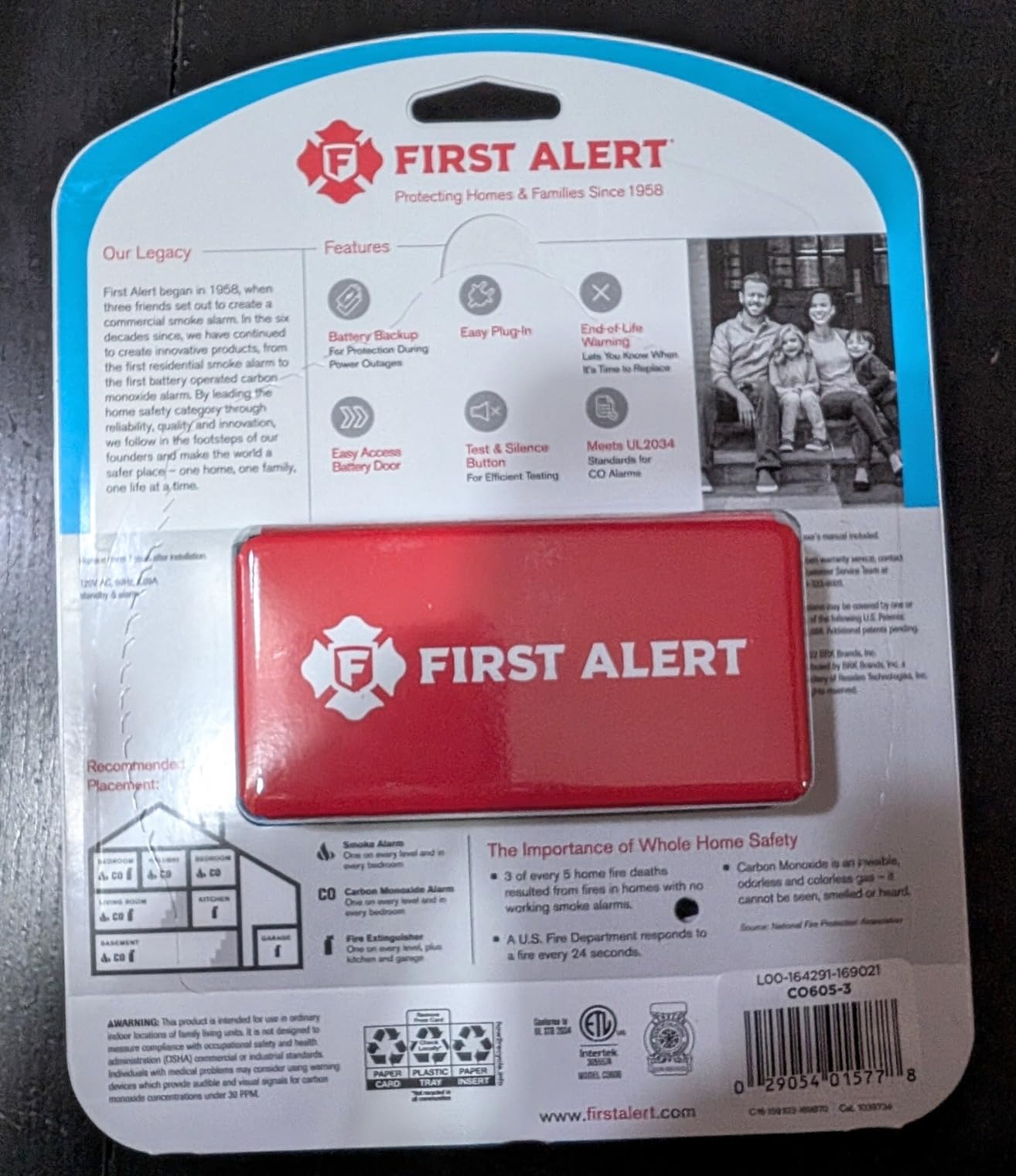 First Alert Plug in Carbon Monoxide Alarm customer photo 2