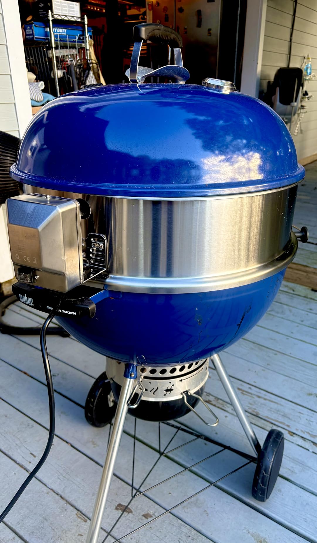 onlyfire Stainless Steel Rotisserie Ring Kit for Weber 22