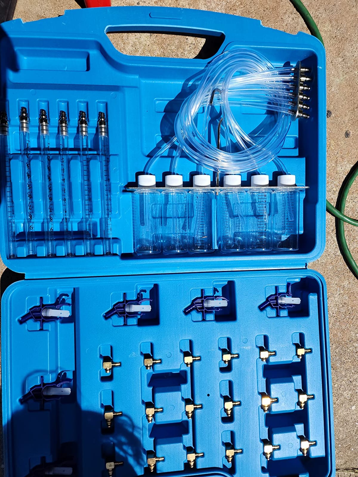 8MILELAKE Diesel Injector Flow Diagnostic Cylinder Common Rail Adaptor Test Tool Kit customer photo 1