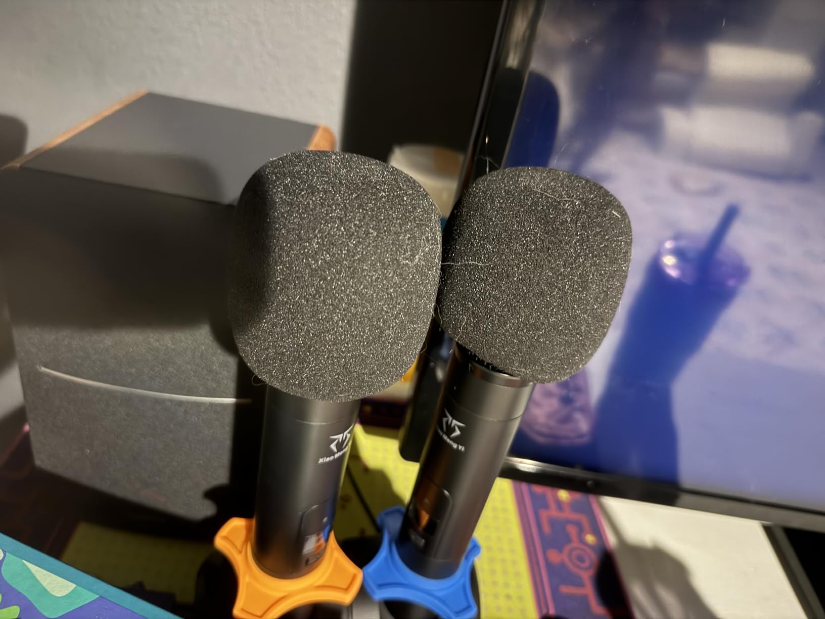 Mudder 5 Pack Foam Mic Cover Handheld Microphone Windscreen (5 Pack) customer photo 1