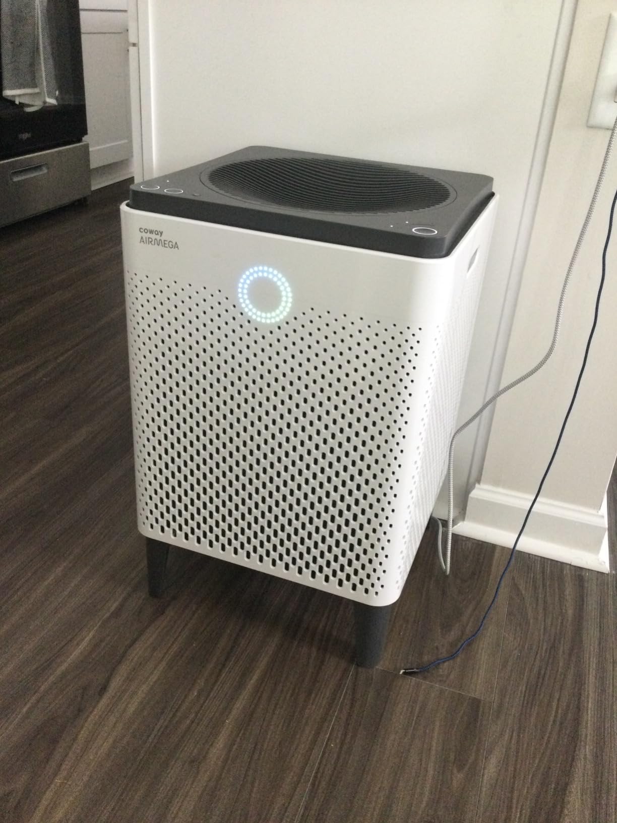 COWAY Air Purifier for Large Room Whole Home Up to 3,120ft², HEPA Filter for Smoke, Allergies, Pet Dander, Odor, App-Enabled, AQI, Smart Mode, Timer, 5yr Warranty, Airmega 400S White customer photo 1