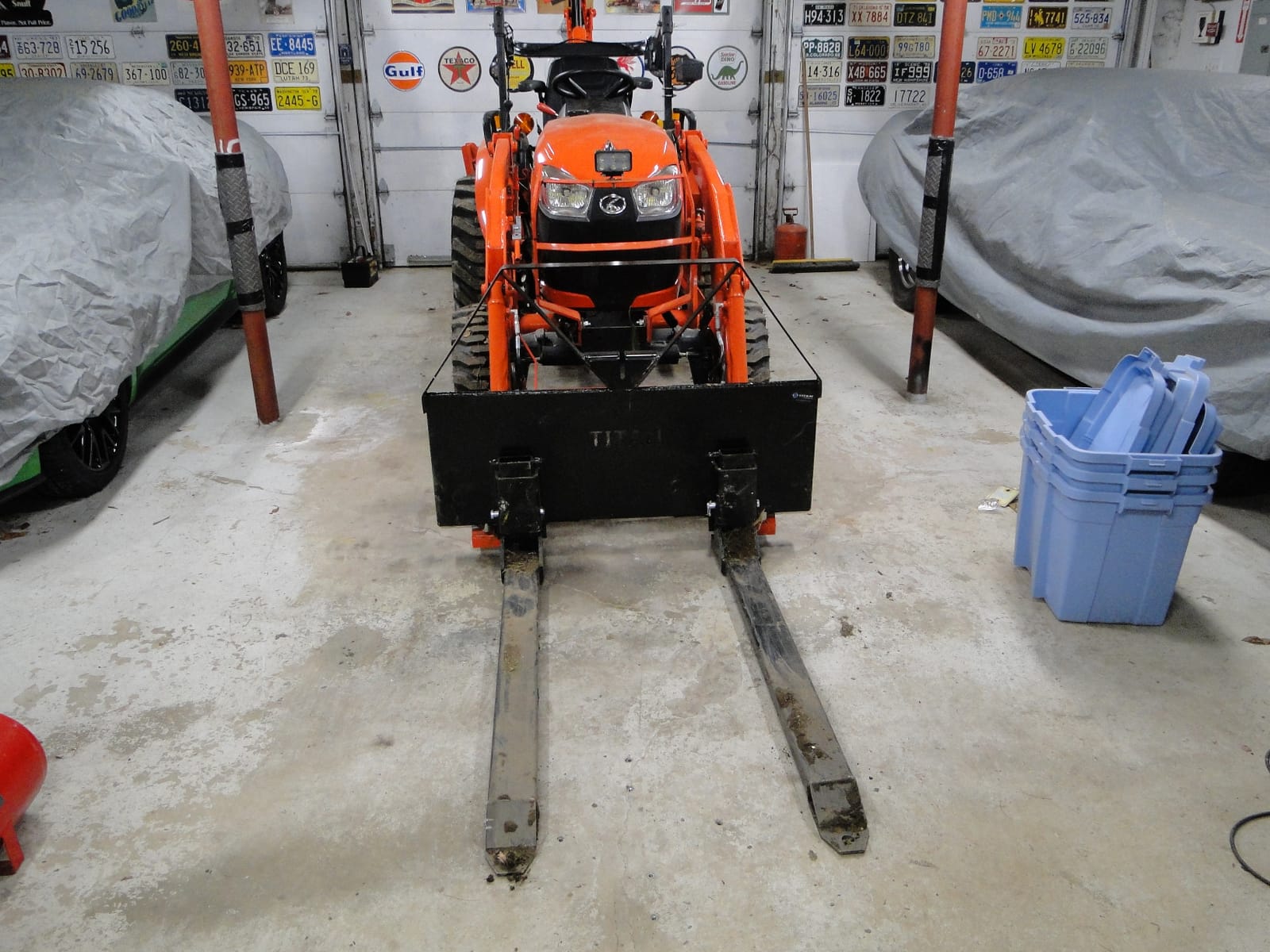 Titan Attachments Pin-On Pallet Fork Frame Attachment, 46