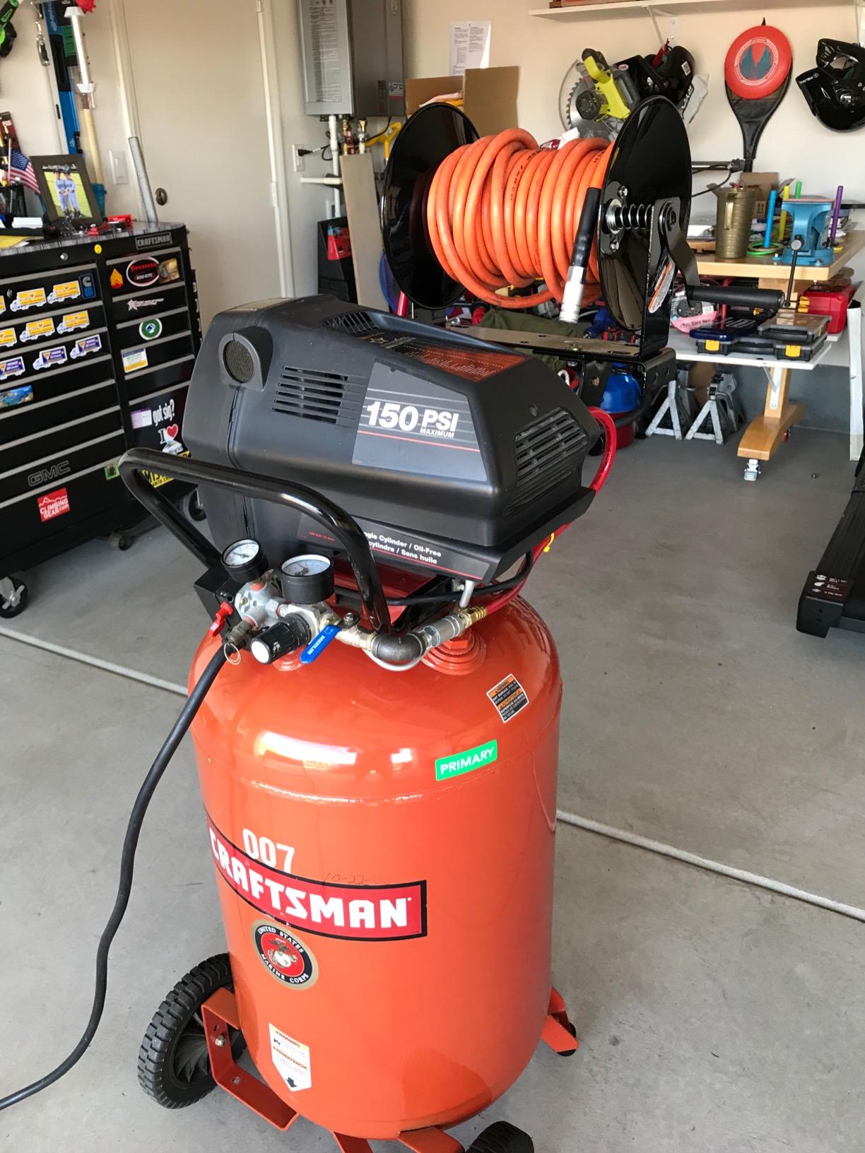 Ironton Air Hose Reel, Holds 3/8 in. x 100 ft. Hose, 300 PSI customer photo 2