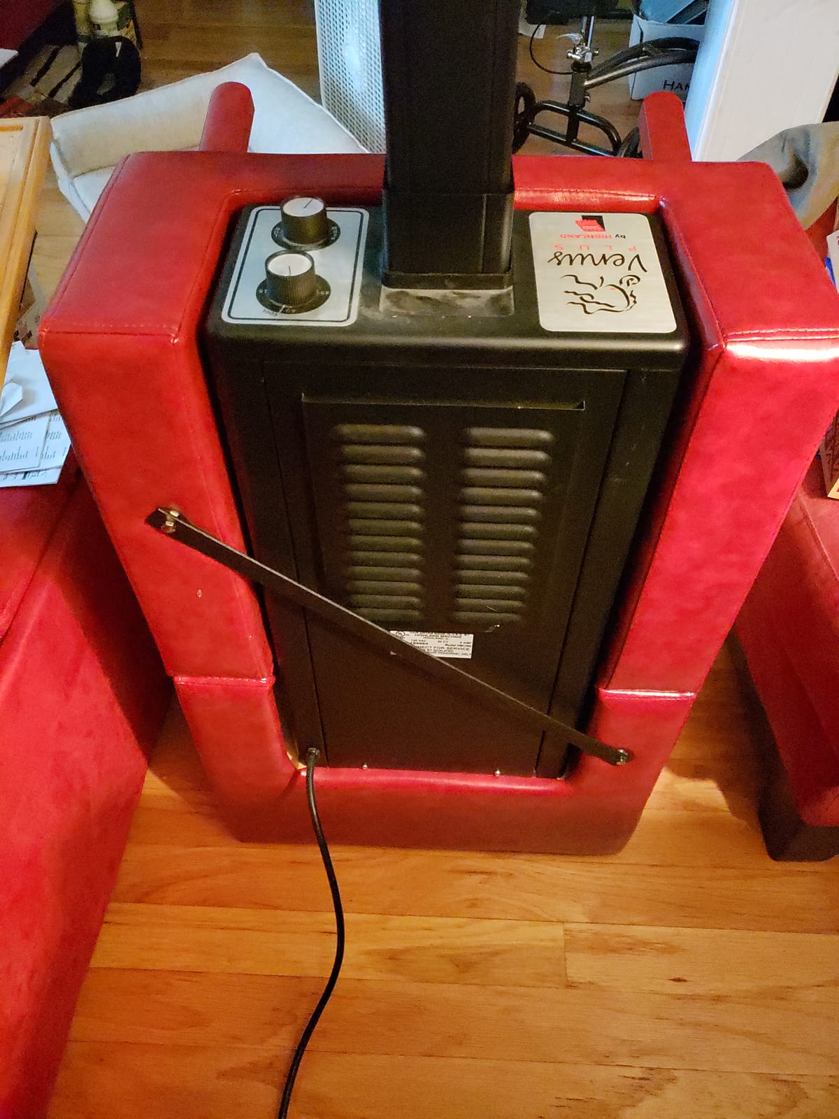 Berkeley Salon Hair Dryer Chair Black Edison Salon Barber Shop Beauty Salon Furniture & Equipment customer photo 1