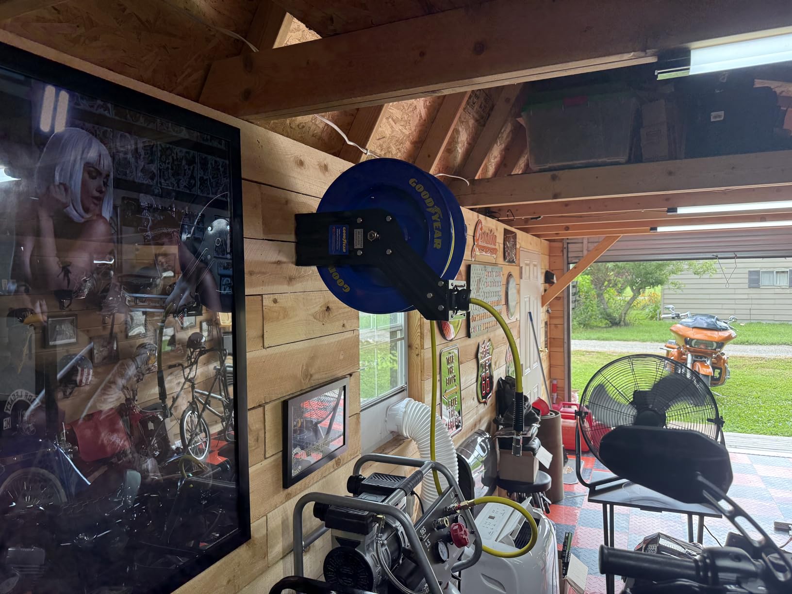 Goodyear Air Hose Reel Retractable 3/8