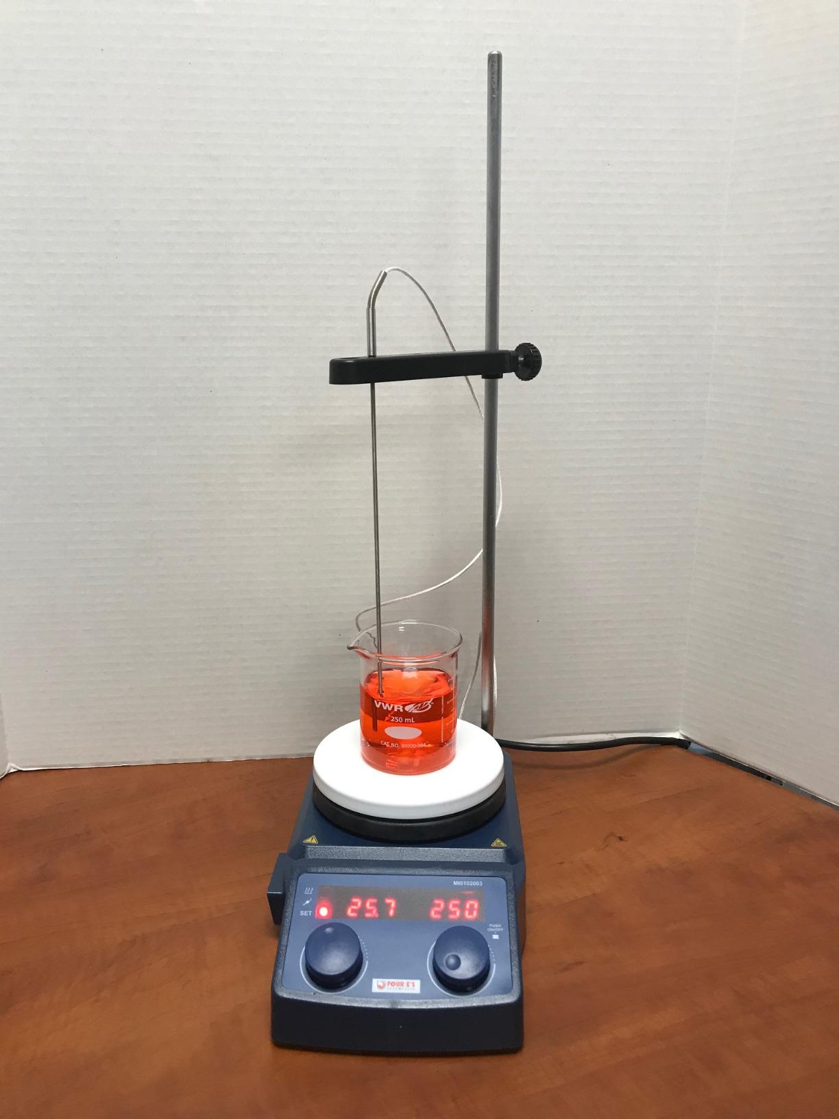 FOUR E'S SCIENTIFIC Magnetic Stirrer Hot Plate, 280℃/536°F, Max 5L, 110V customer photo 2