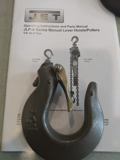 JET 3/4-Ton Lever Hoist, 10' Lift (Model JLP-075A-10) customer photo 1