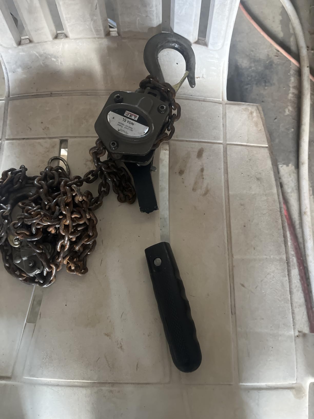 JET 3/4-Ton Lever Hoist, 10' Lift (Model JLP-075A-10) customer photo 2