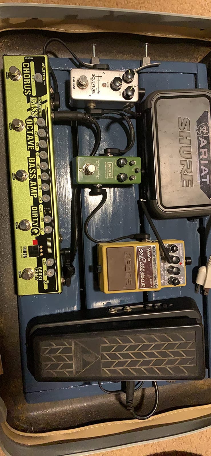 VALETON Dapper Bass DI Preamp Stage Session Gigging Gear Multi-Effects Pedal customer photo 2