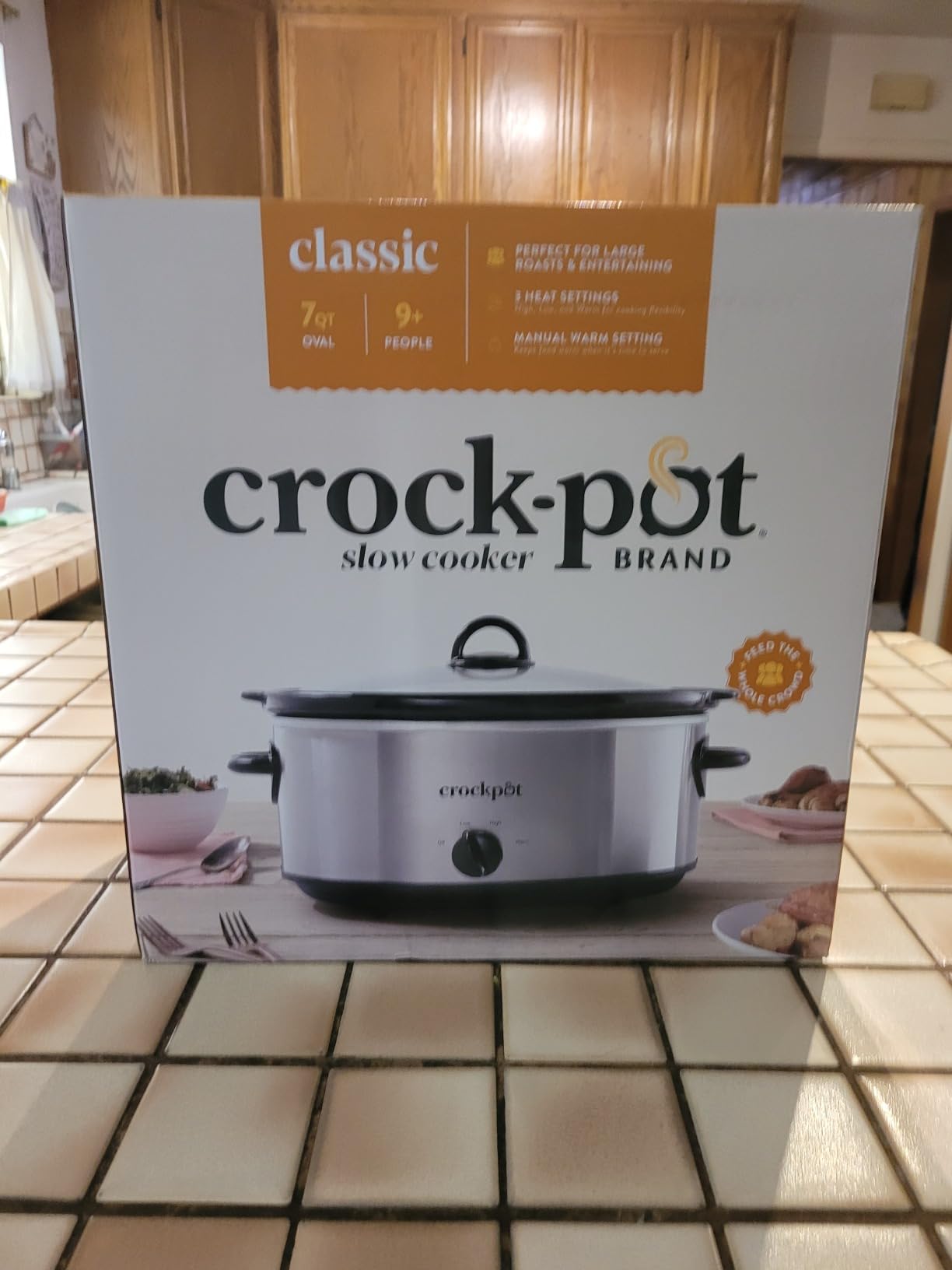 Crock-Pot 10QT Manual Slow Cooker, Stainless Steel customer photo 2