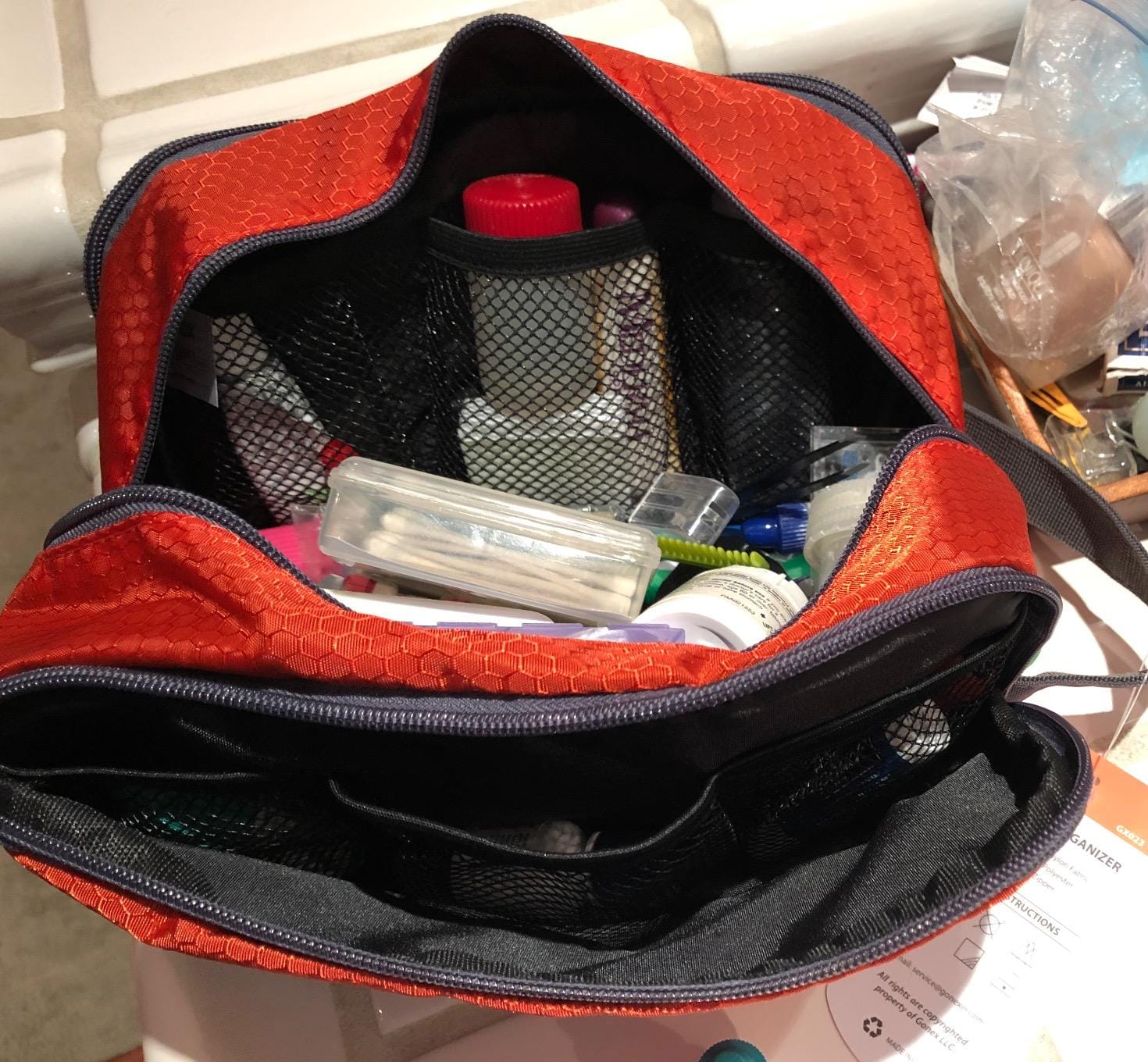 Gonex Travel Toiletry Bag for Men, Water Resistant Dopp Kit for Toiletries customer photo 2