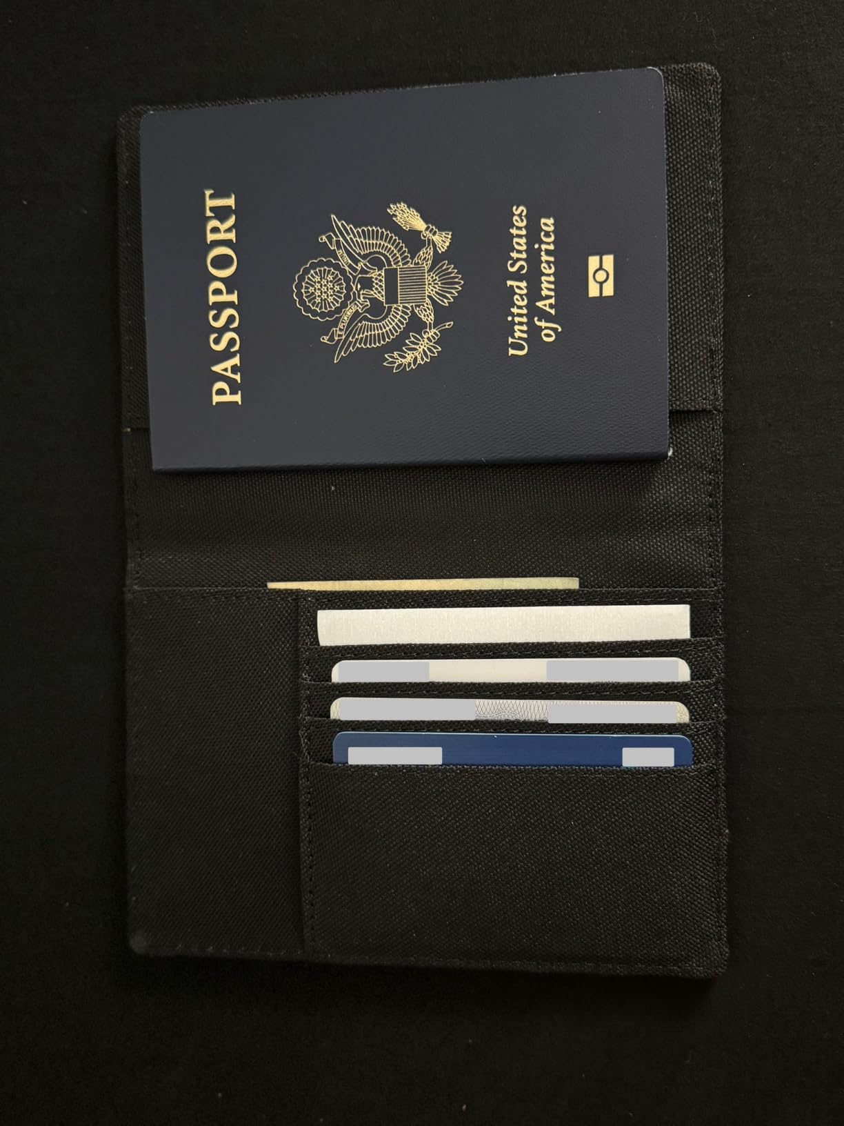 FINTIE Passport Holder, Slim Travel Wallet RFID Blocking Card Case Cover customer photo 1