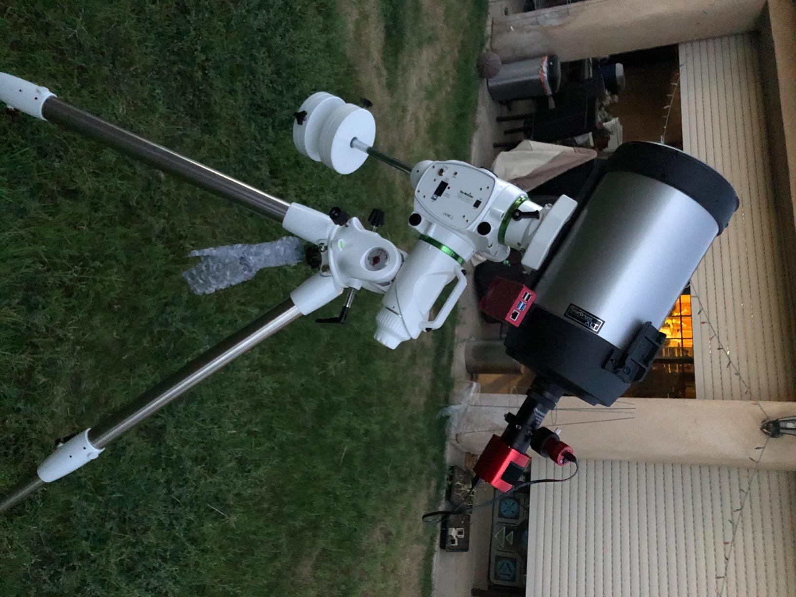 Sky-Watcher EQ6-R – Fully Computerized GoTo German Equatorial Telescope Mount – Belt-driven, Motorized, Computerized Hand Controller with 42,900+ Celestial Object Database customer photo 1