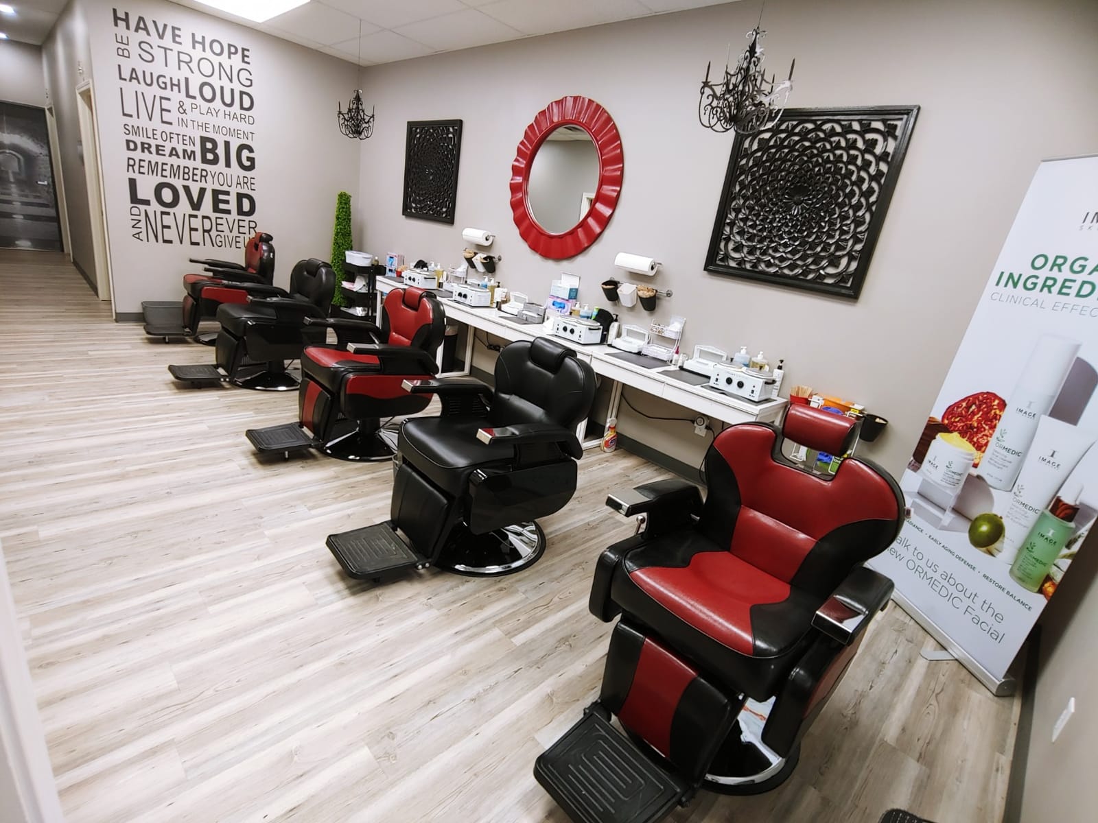 Artist hand Professional Barber Chair, All Purpose Reclining Salon Chair customer photo 2