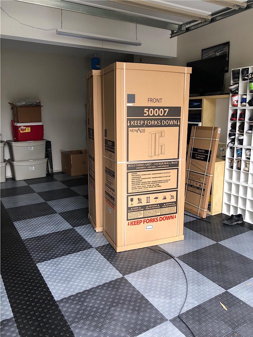 NewAge Products Gray Bold Series 7PC Garage Cabinetry Set · 24-Gauge Steel · Fully Welded · 108