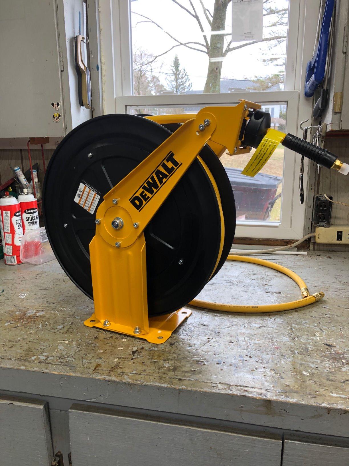 DeWalt DXCM024-0343 Double Arm Hose Reel with 3/8” x 50’ Premium Rubber Hose customer photo 2
