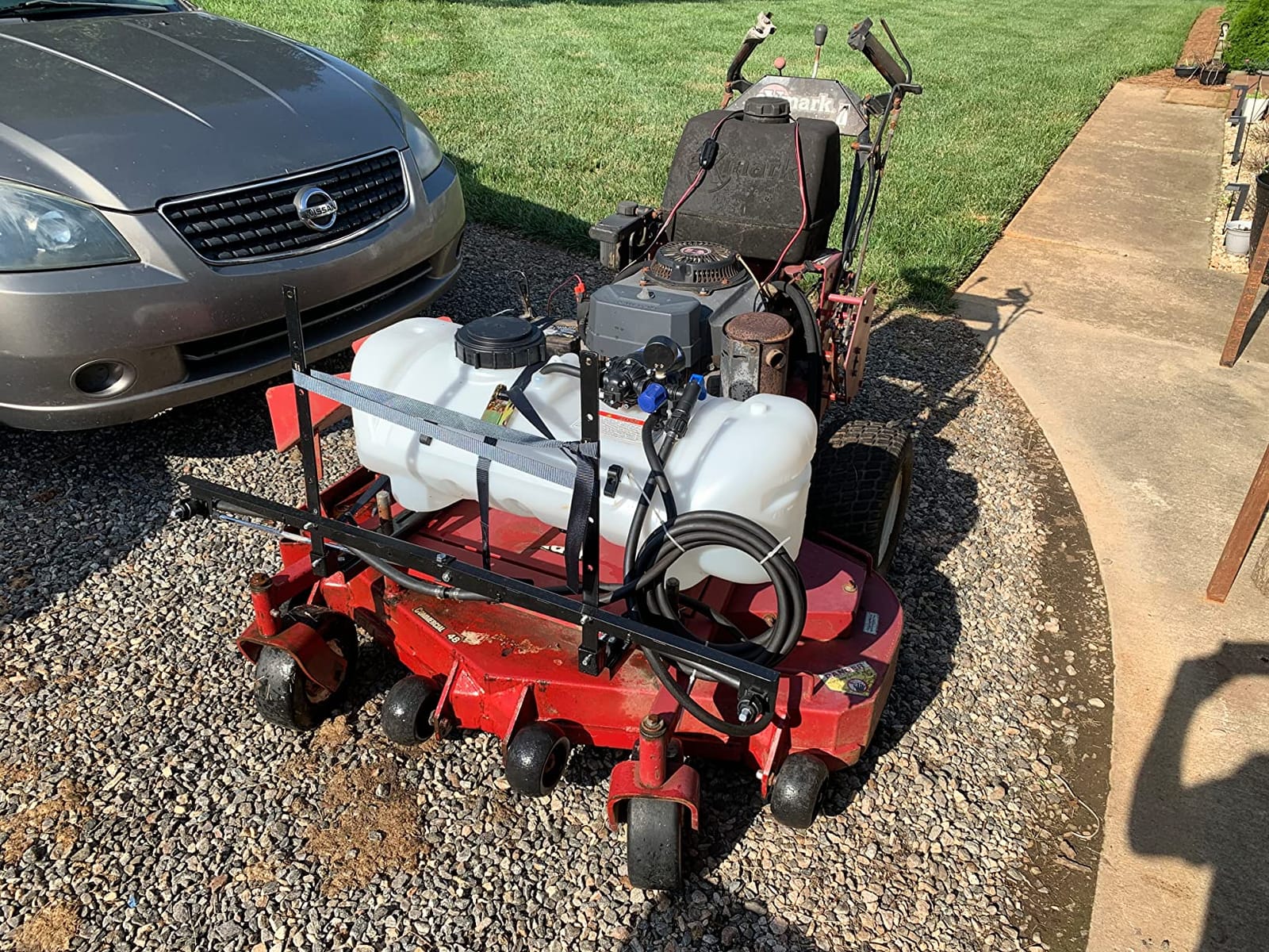 Master Mfg 15-Gallon ATV Broadcast Sprayer - 7ft Swath, 2.2GPM, 70PSI Max customer photo 2
