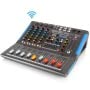 Pyle 12-Channel Console Style Audio Mixer with Bluetooth - DJ Sound Controller, 8 XLR / Combo Inputs, Sub Out, +48V Phantom, USB-A In, 16 DSP Effects, MP3 Player, 7-Band EQ - PMXU128BT customer photo 2