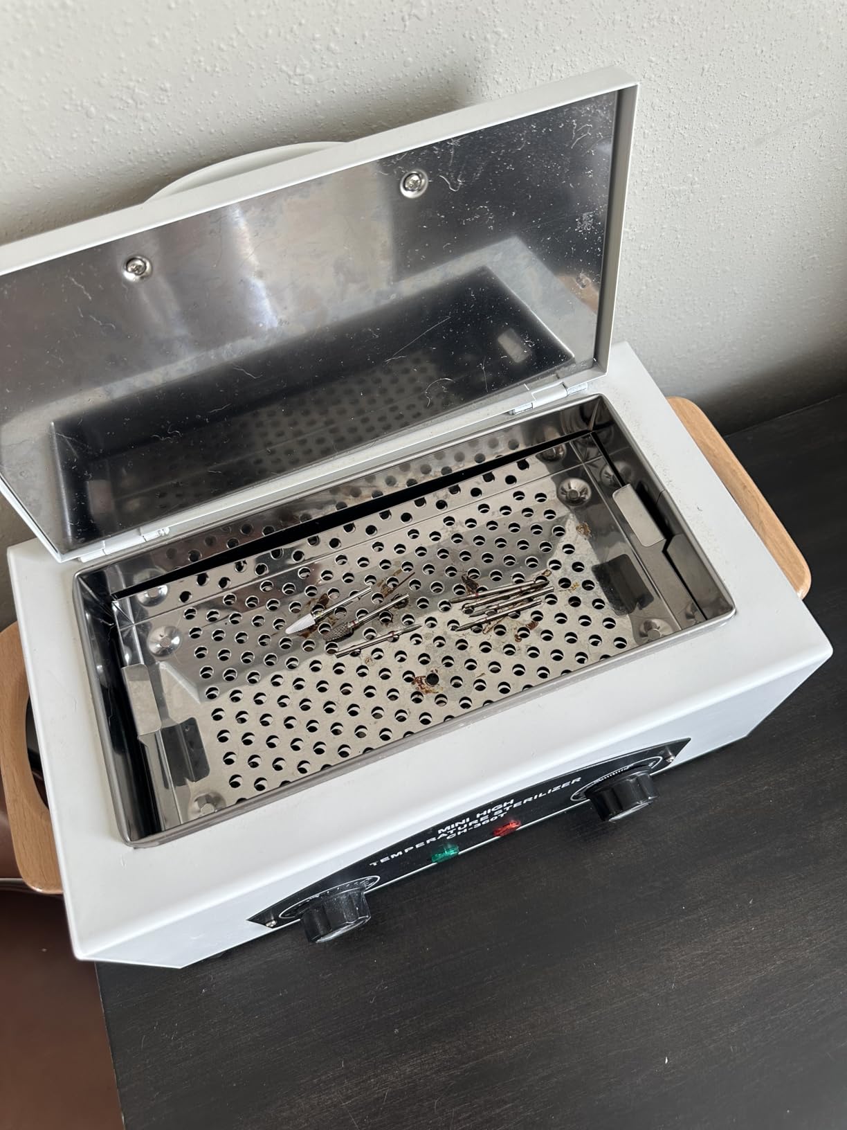 SMITH CHU High Temperature Sterilizer Box Storage Case Organizer-Disinfection Box Manicure Pedicure SPA Salon Equipment-Tattoo Autoclave Manicure Sterilizer for Beauty Nail Metal Tools customer photo 1