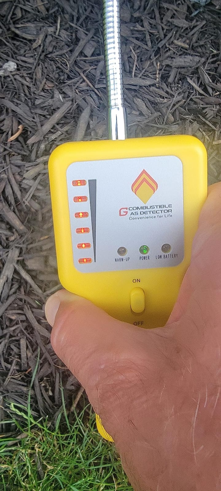 Gas Leak Detector – Portable Natural Gas Sniffer for Propane, Methane, LPG, LNG, Fuel & Sewer Gas – Combustible Gas Detector with 12
