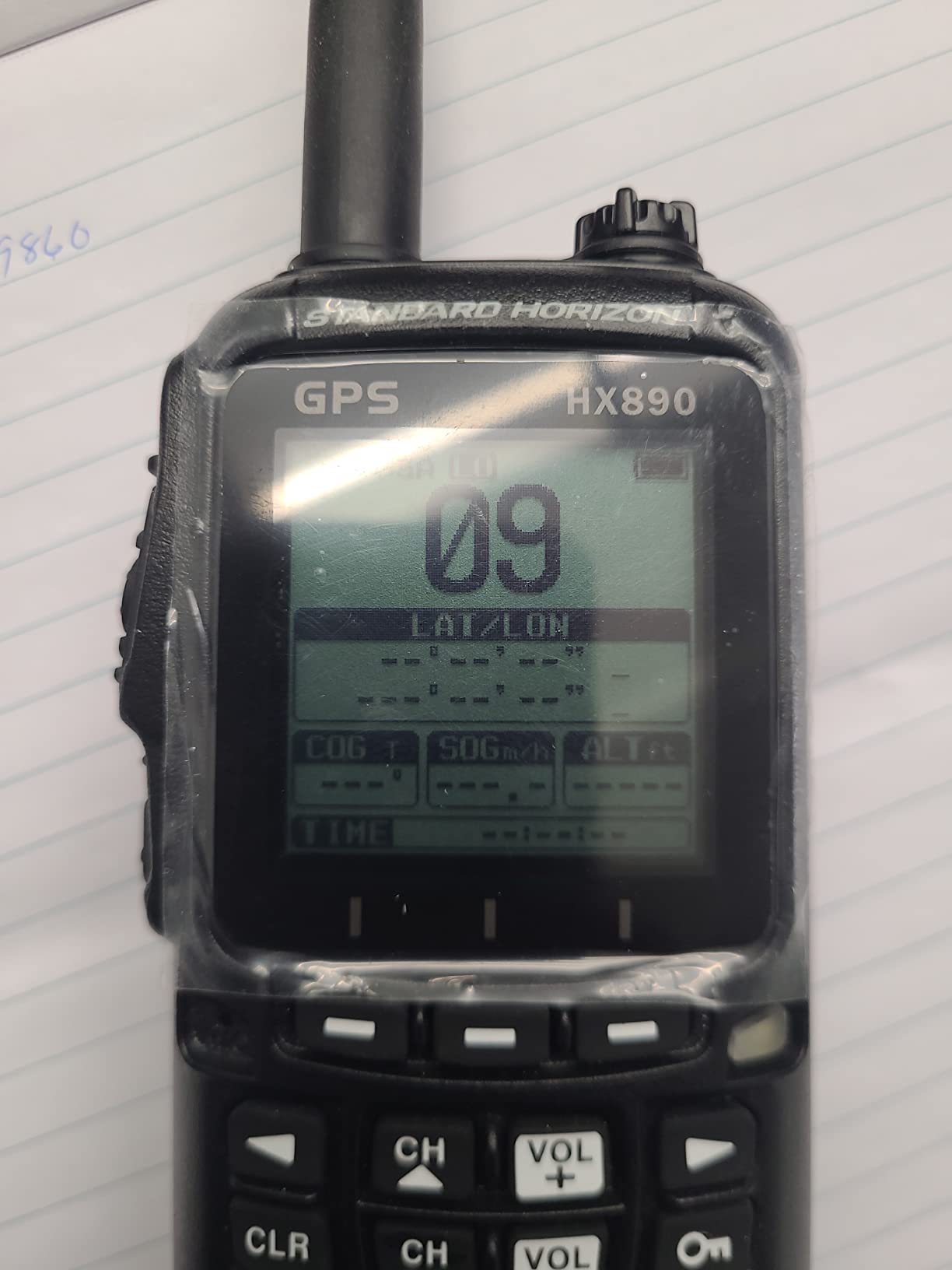STANDARD HORIZON HX890BK VHF-HH, 6 Watt, w/GPS&FM Rcvr customer photo 2