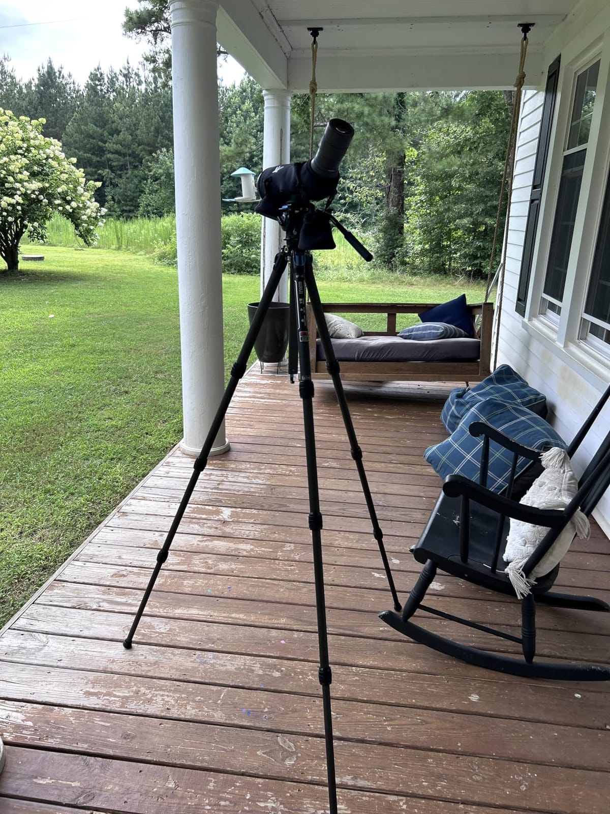 SIRUI ST-124+VA-5 Carbon Fiber Tripod with Fluid Video Head, Triangular Centre Column, Waterproof,4 Sections, 62.2inch, Load 6.61lbs customer photo 1