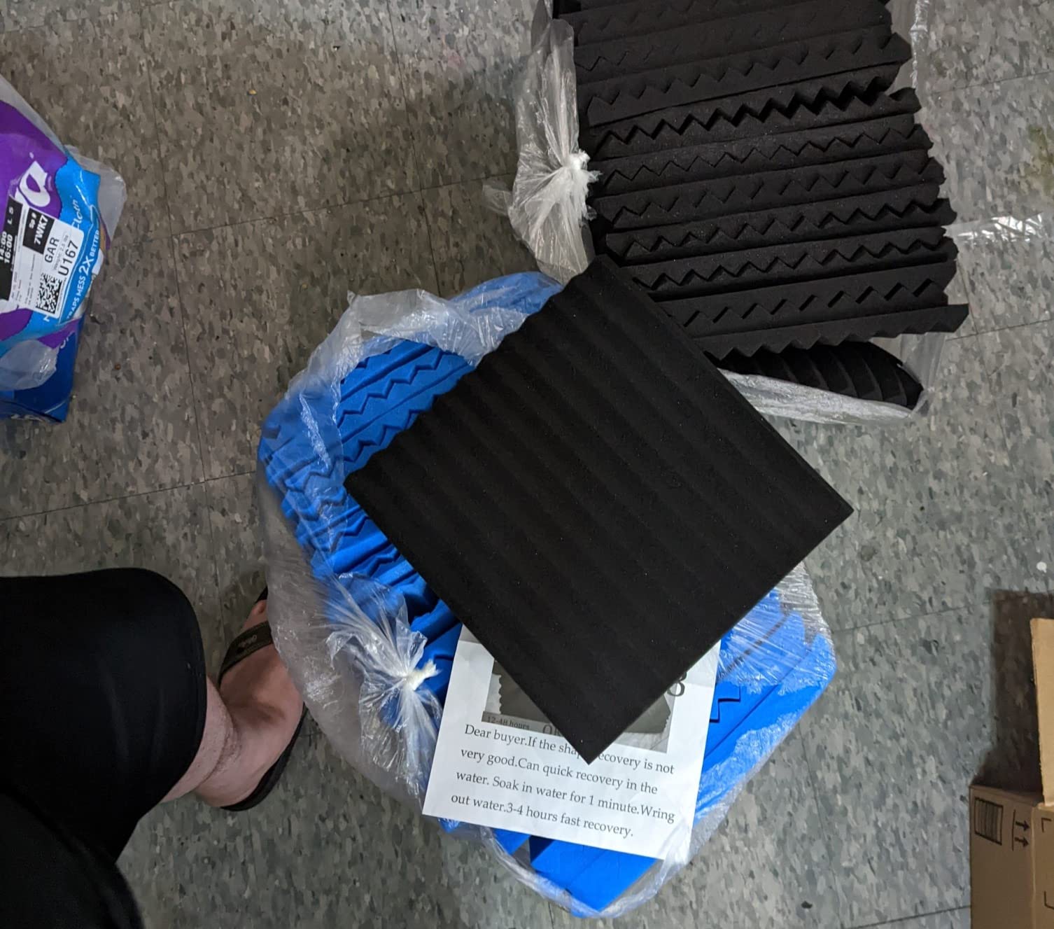 52 Pack Acoustic Foam Panels 1