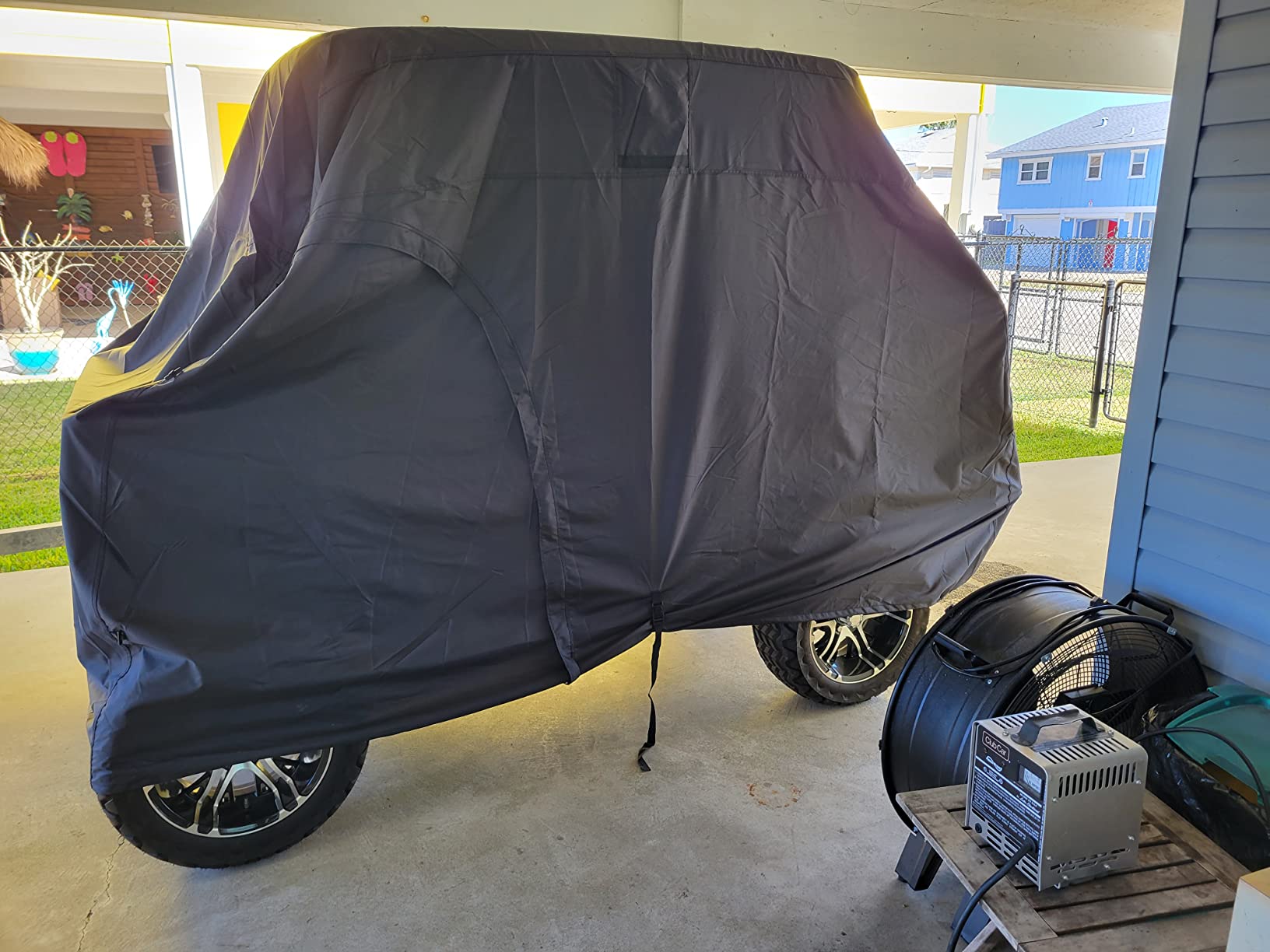 Explore Land Waterproof Golf Cart Cover for Most Brand 2/4/6 Passenger Car customer photo 1