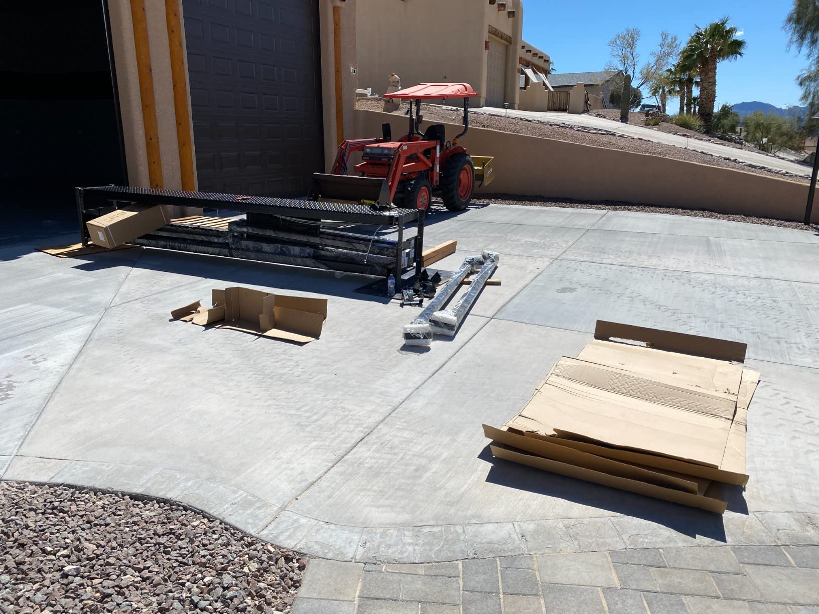 APlusLift 8SXLT 8000LB Extra Tall Long Wide 4-Post Car Lift 3 Year Warranty customer photo 1