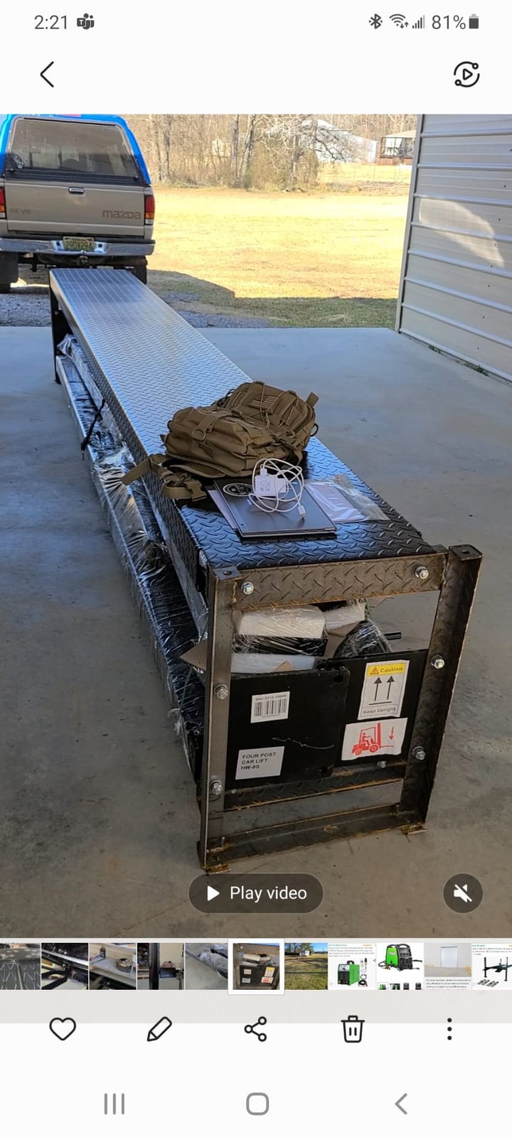 APlusLift 8SXLT 8000LB Extra Tall Long Wide 4-Post Car Lift 3 Year Warranty customer photo 2