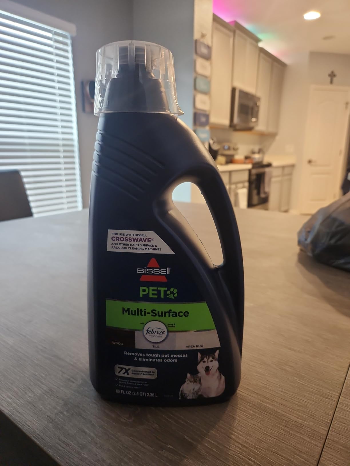 Bissell Multi-Surface Pet Formula with Febreze Freshness, 22951, 64 Fl Oz, Use on Sealed Hard Floors, and Area Rugs, Removes Tough Messes, Febreze Freshness customer photo 1