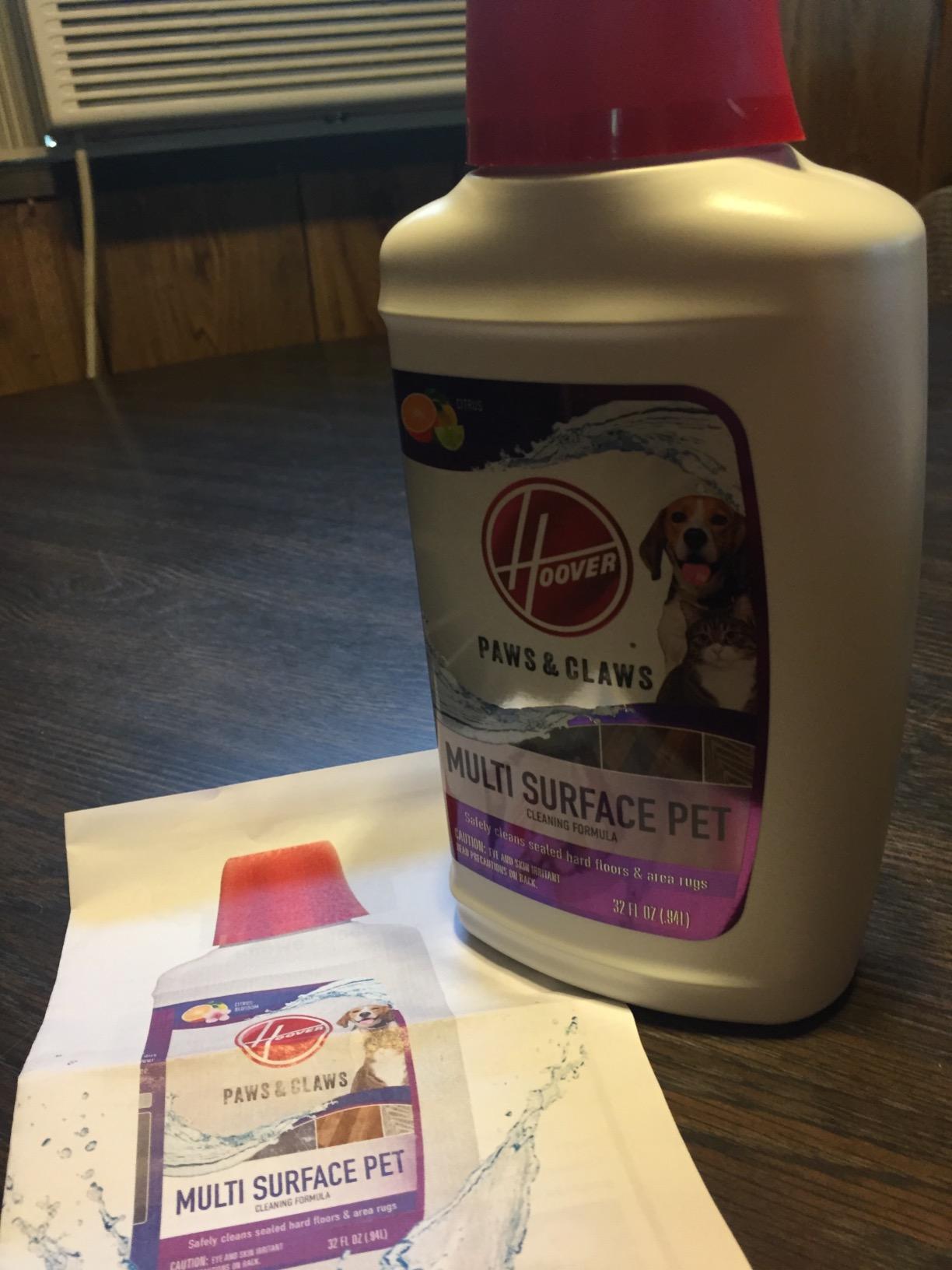 Hoover Pet Hard Floor Cleaner Solution, 32 Oz., Jasmine Breeze Scent customer photo 2
