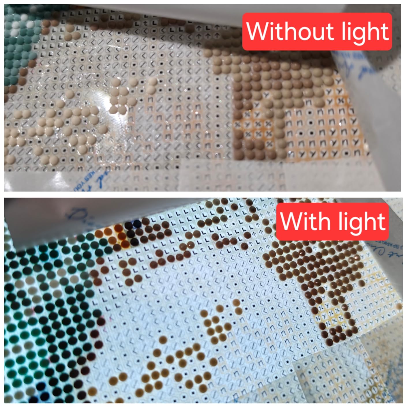 ARTDOT A4 LED Light Pad for Diamond Art Kits for Adults,USB Powered Adjustable Brightness Light Board for Diamond Painting Accessories and Tools customer photo 1