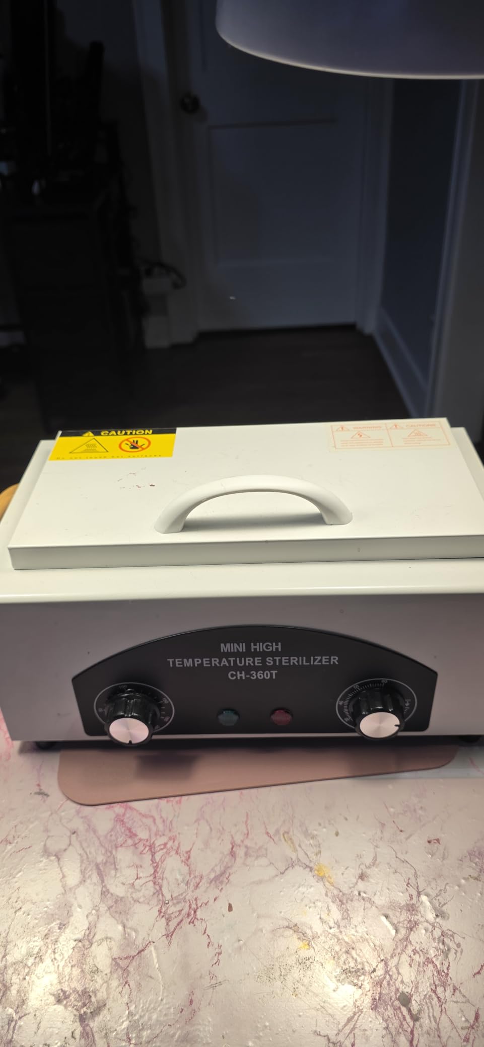High Temperature Sterilizer Dry Heat Nail Tool Dental Tool Sterilizer 1.5L customer photo 1