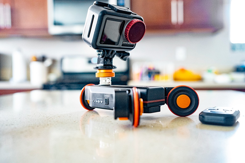 NEEWER 3 Wheels Wireless Video Camera Dolly, 3 Speed Motorized Slider customer photo 2