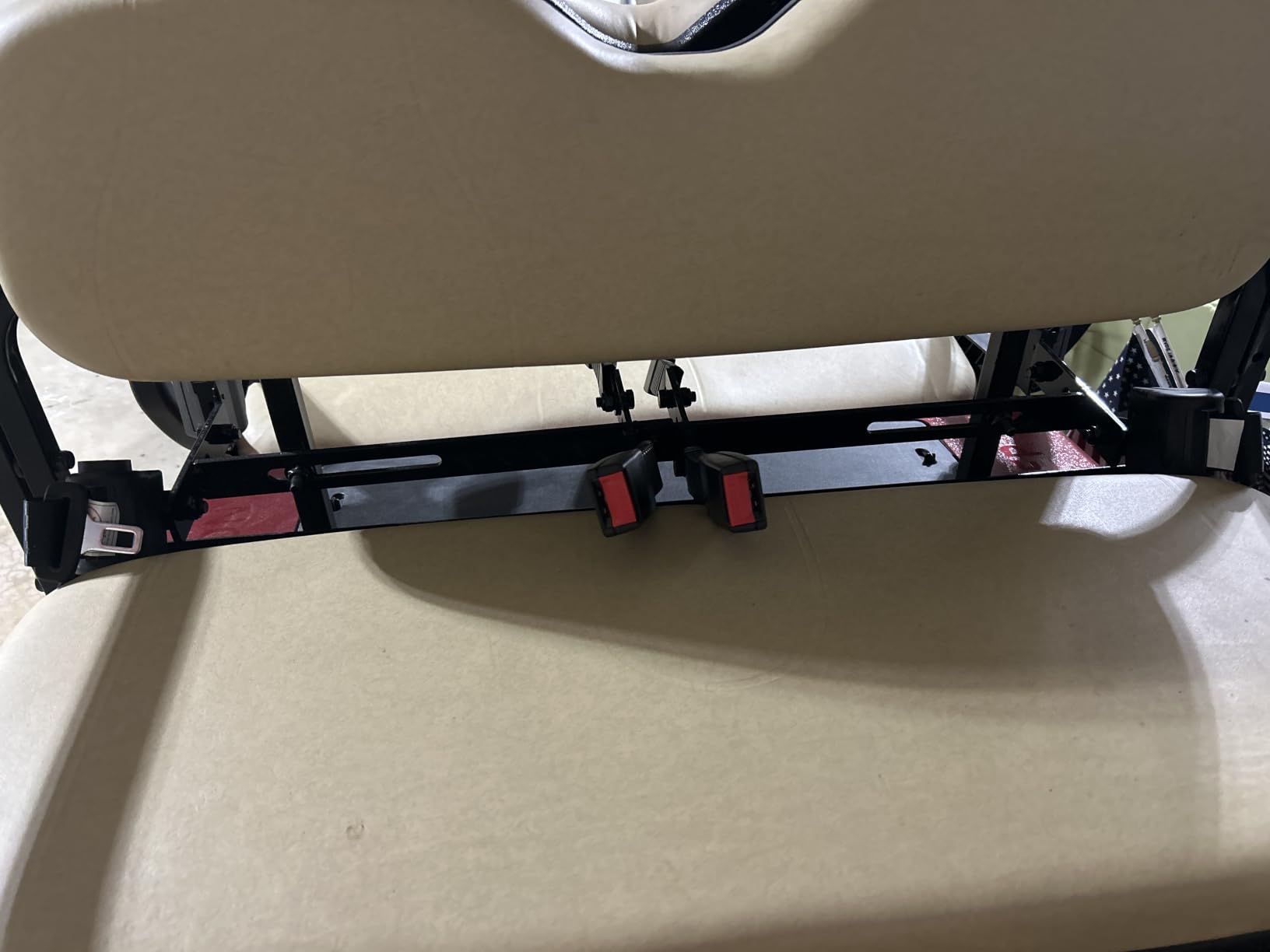 10L0L 4 Passenger (2+2) Golf Cart Seat Belt Kit for EZGO, Yamaha, Club Car, Fits Front Rear Seat, with Bracket customer photo 1