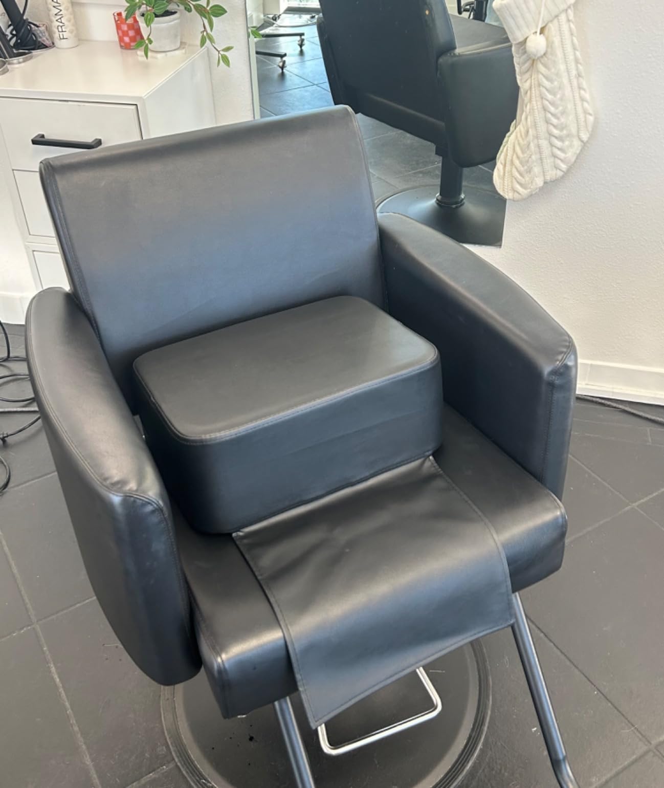 Artist hand Barber Booster Seat for Kids, Children Salon Chair Cushion customer photo 1
