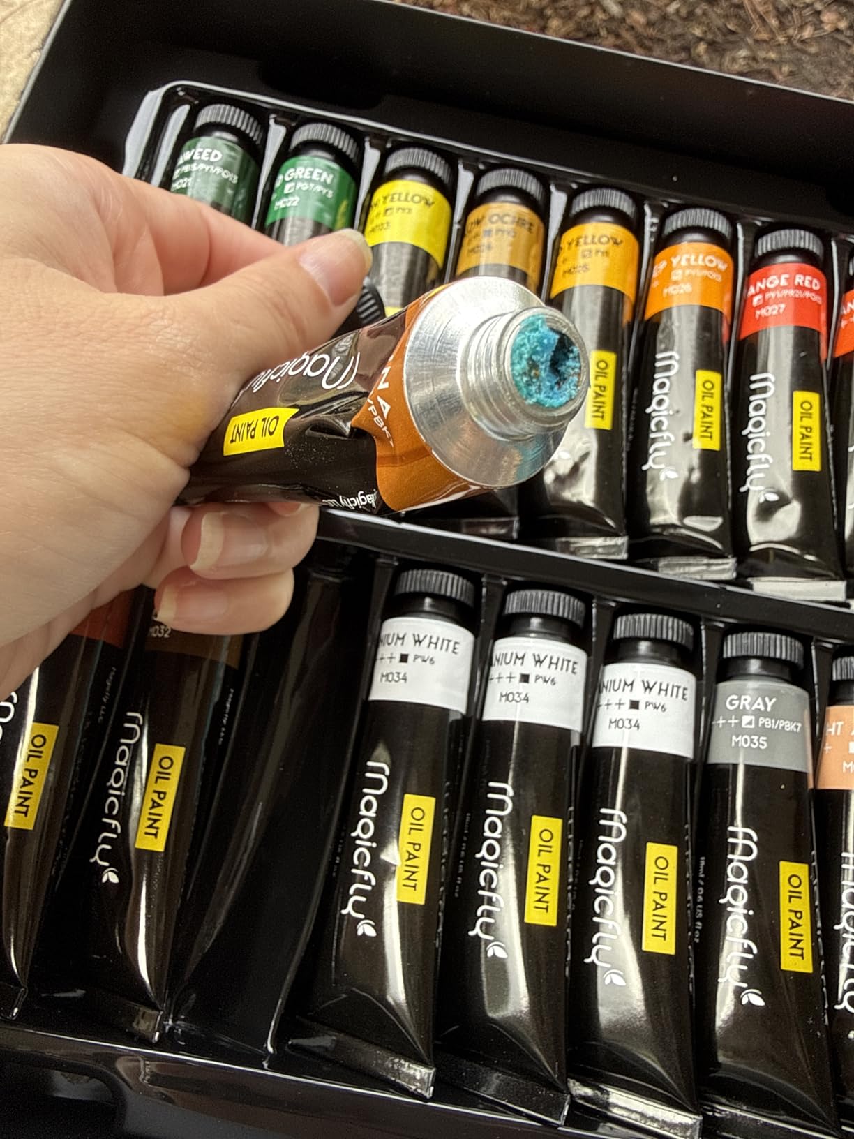 Magicfly Oil Paint, 40pcs (18ml/0.6oz) Oil Paint Set, Oil Paints on Canvas customer photo 1