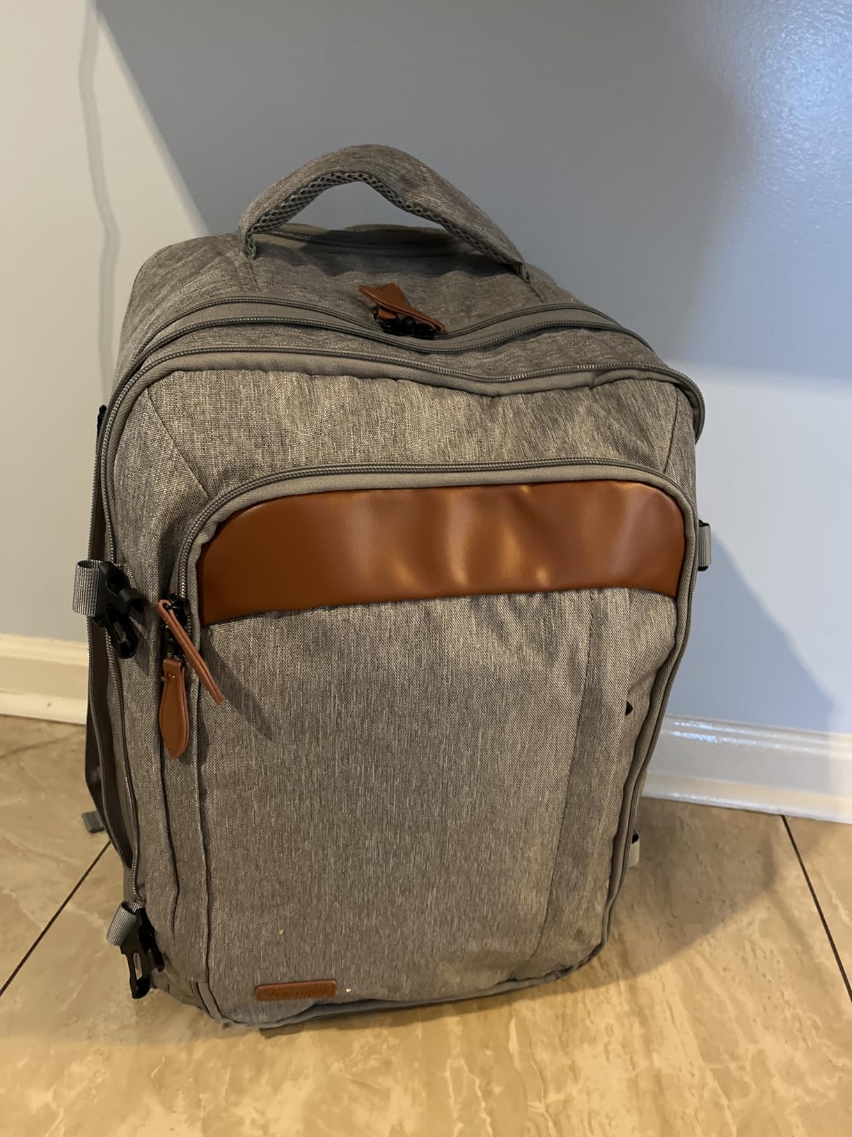 Vancropak Carry on Backpack, 40L Expandable Travel Backpack for Airplane customer photo 2