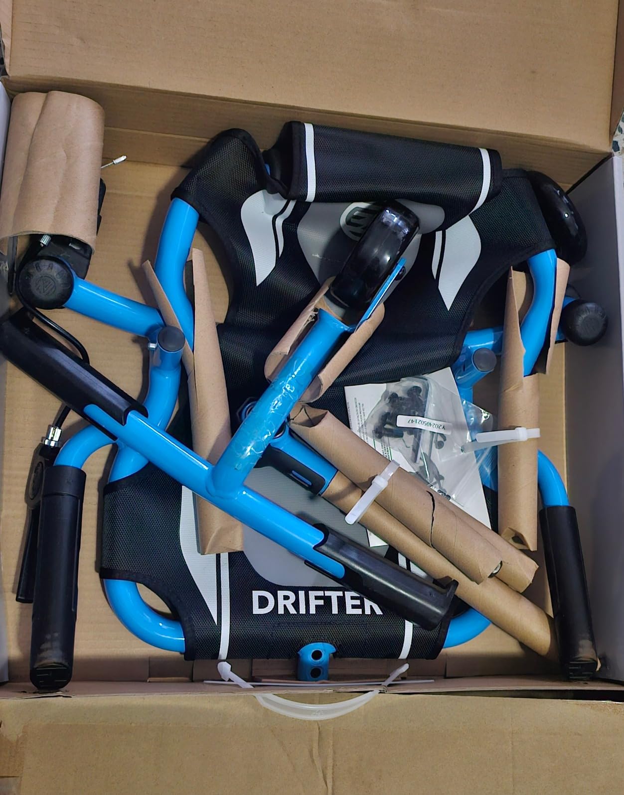 Ezyroller Drifter X Ride On Toy Ages 4-12+ Ideal Weight 40-110 lbs, Blue customer photo 1