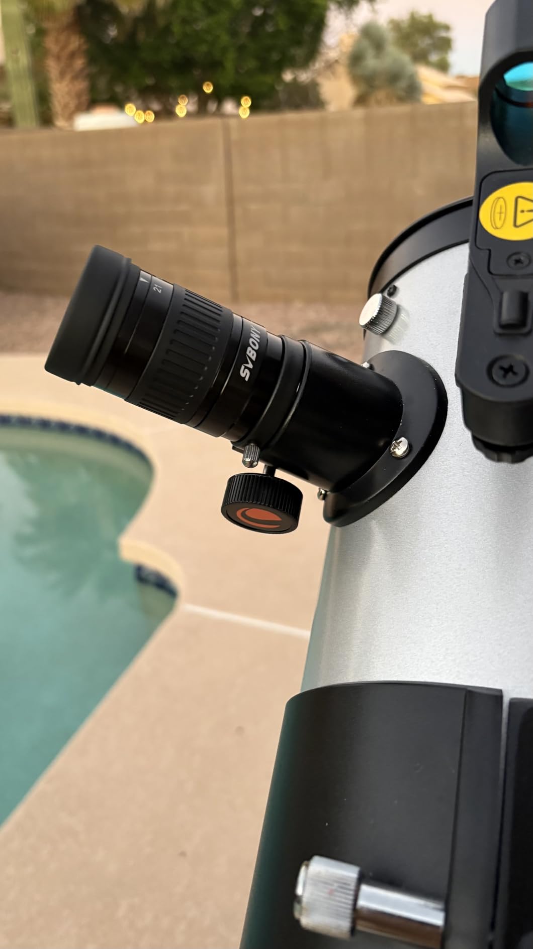 SVBONY SV135 Zoom Eyepiece, Zoom 7 to 21mm 1.25 Inch Telescope Eyepiece, Telescope Accessories for Astronomic Visual Observation (40-57°) customer photo 2
