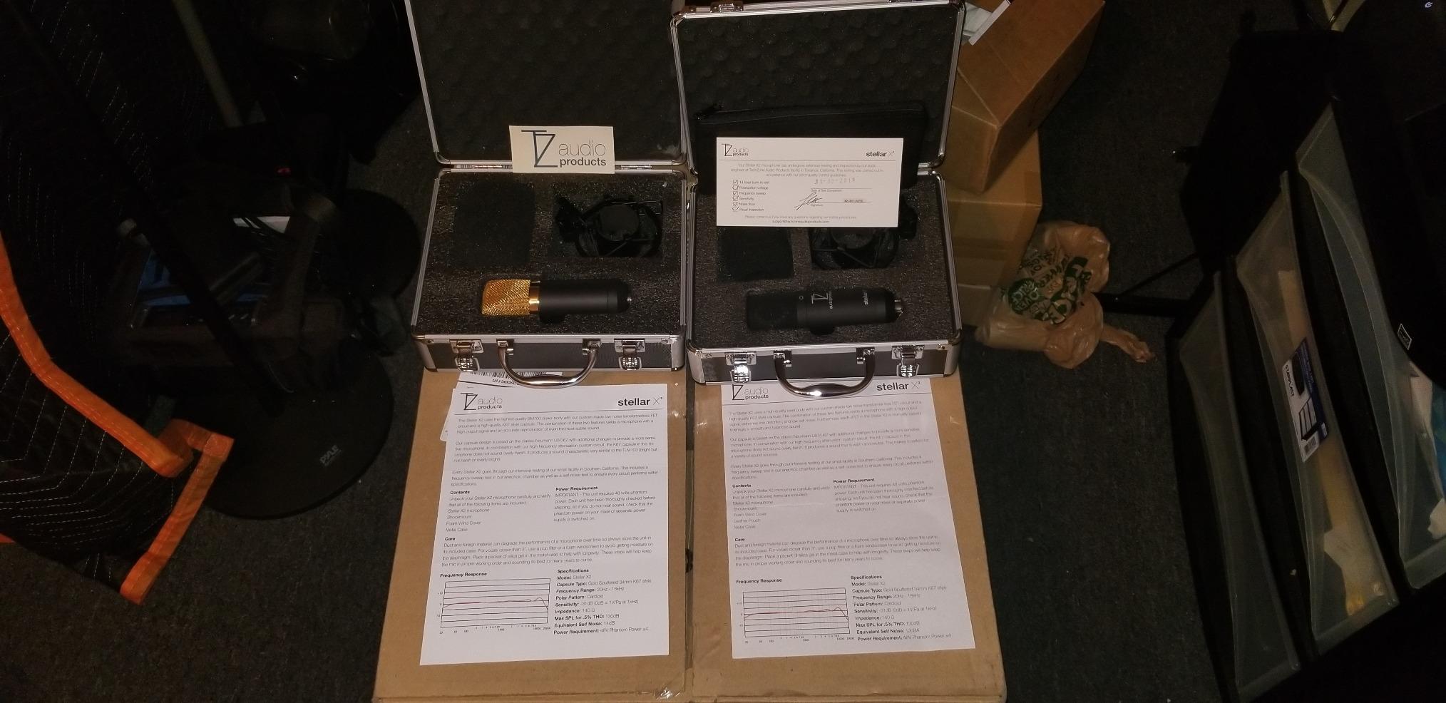 TZ Stellar X2 Large Diaphragm Cardioid Condenser XLR Microphone customer photo 1